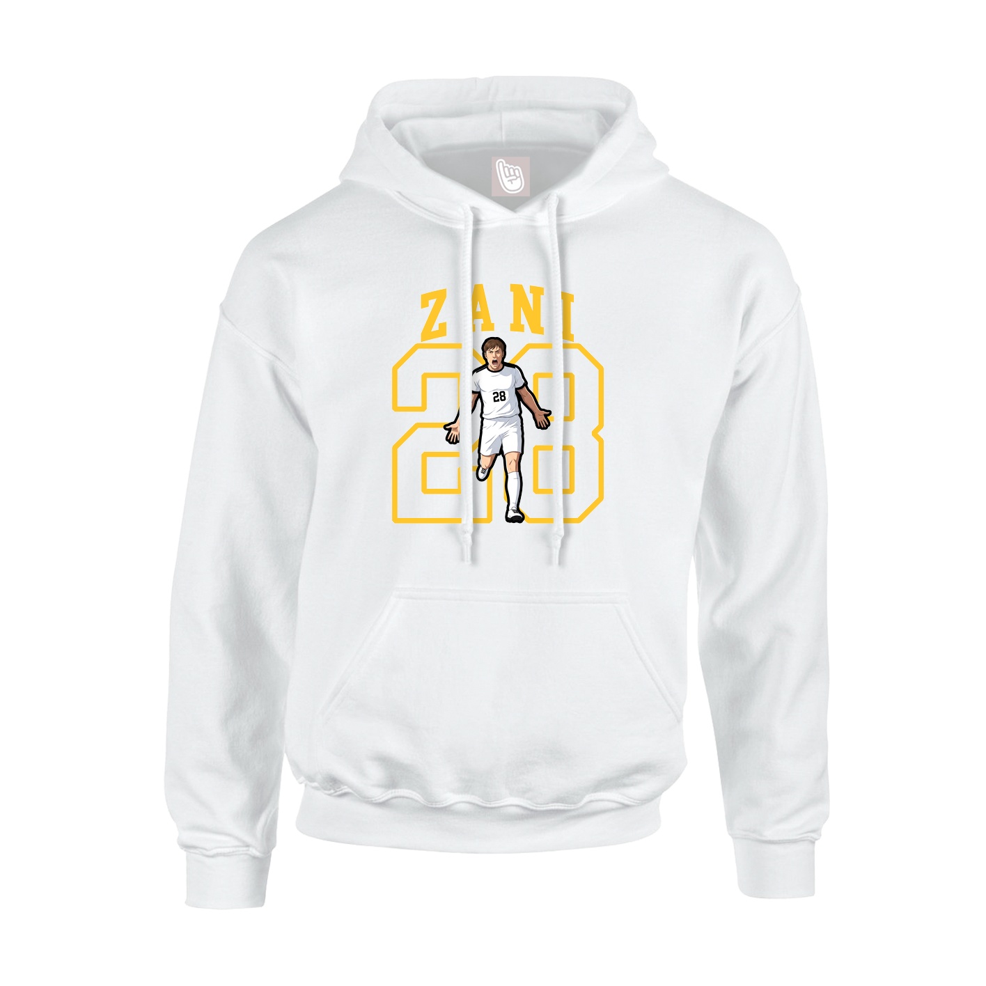 Hoodie — Shirsey in White