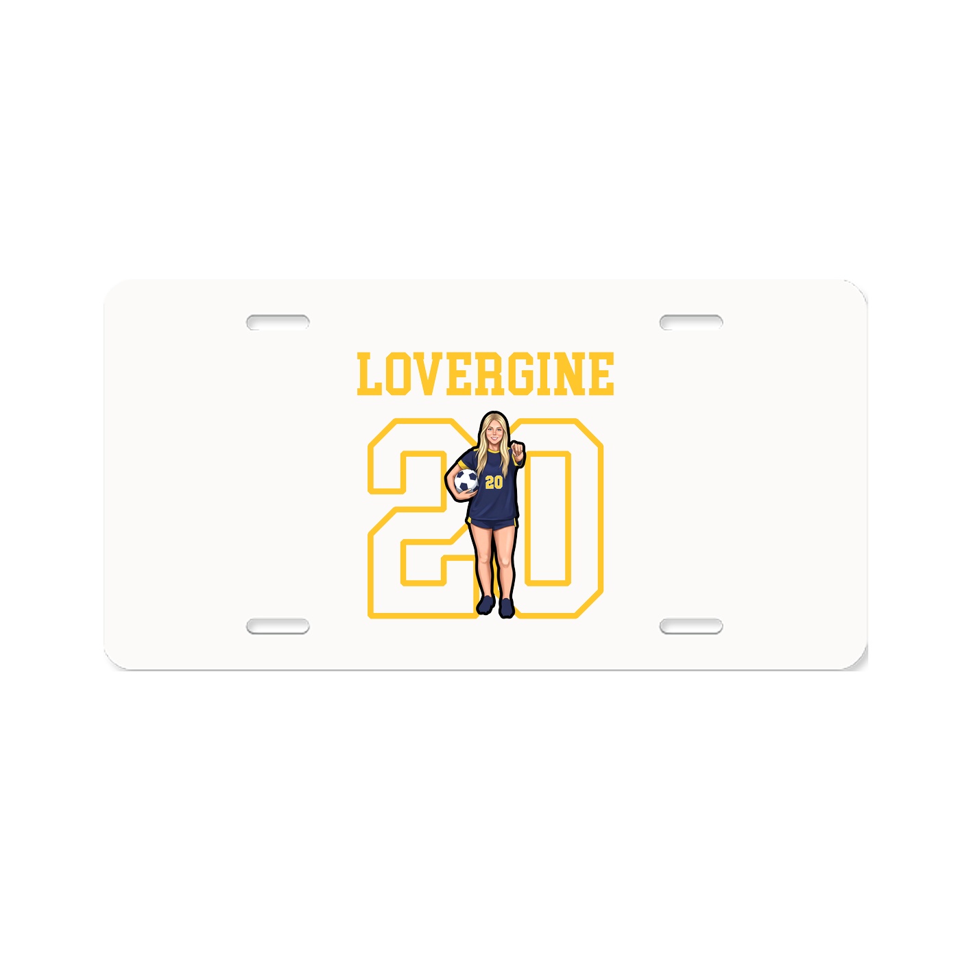 License Plate — Shirsey in Classic
