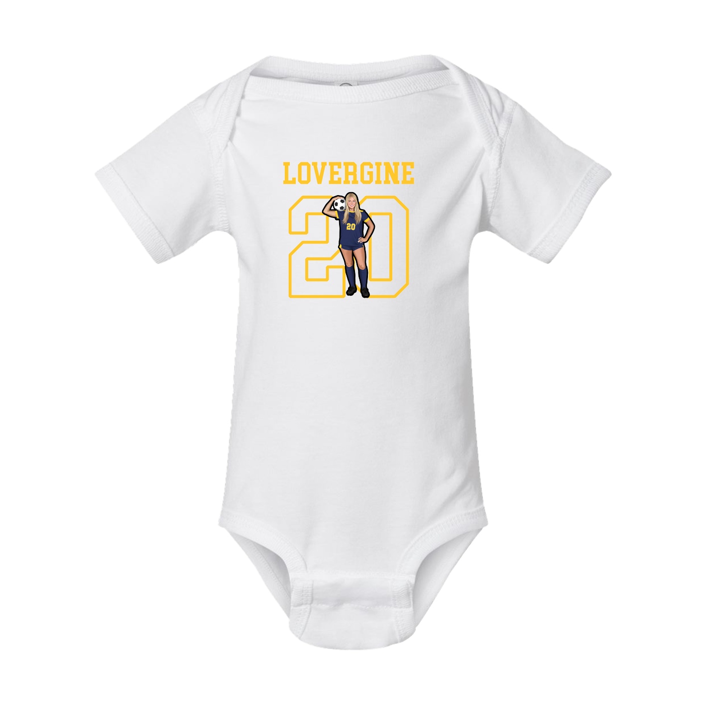 Baby Onesie — Shirsey in White