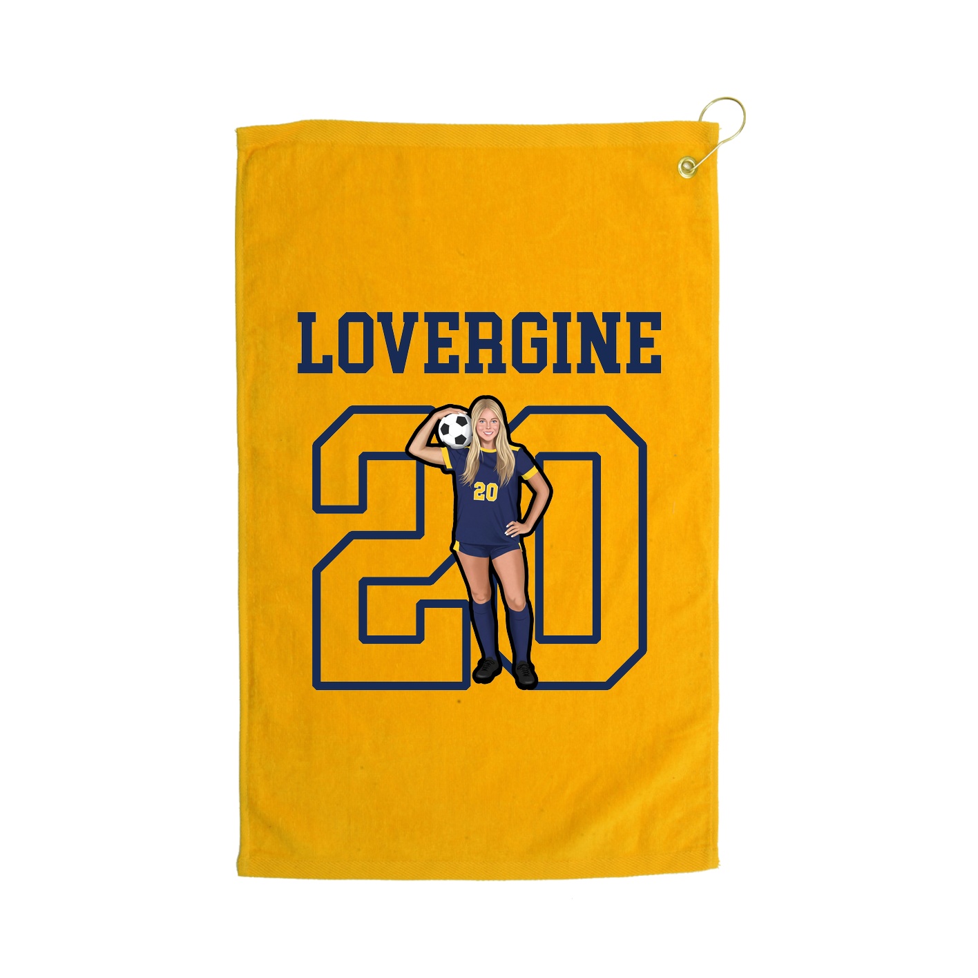 Golf Towel — Shirsey in Gold