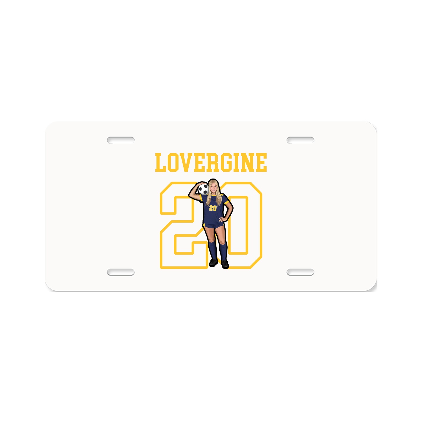 License Plate — Shirsey in Classic