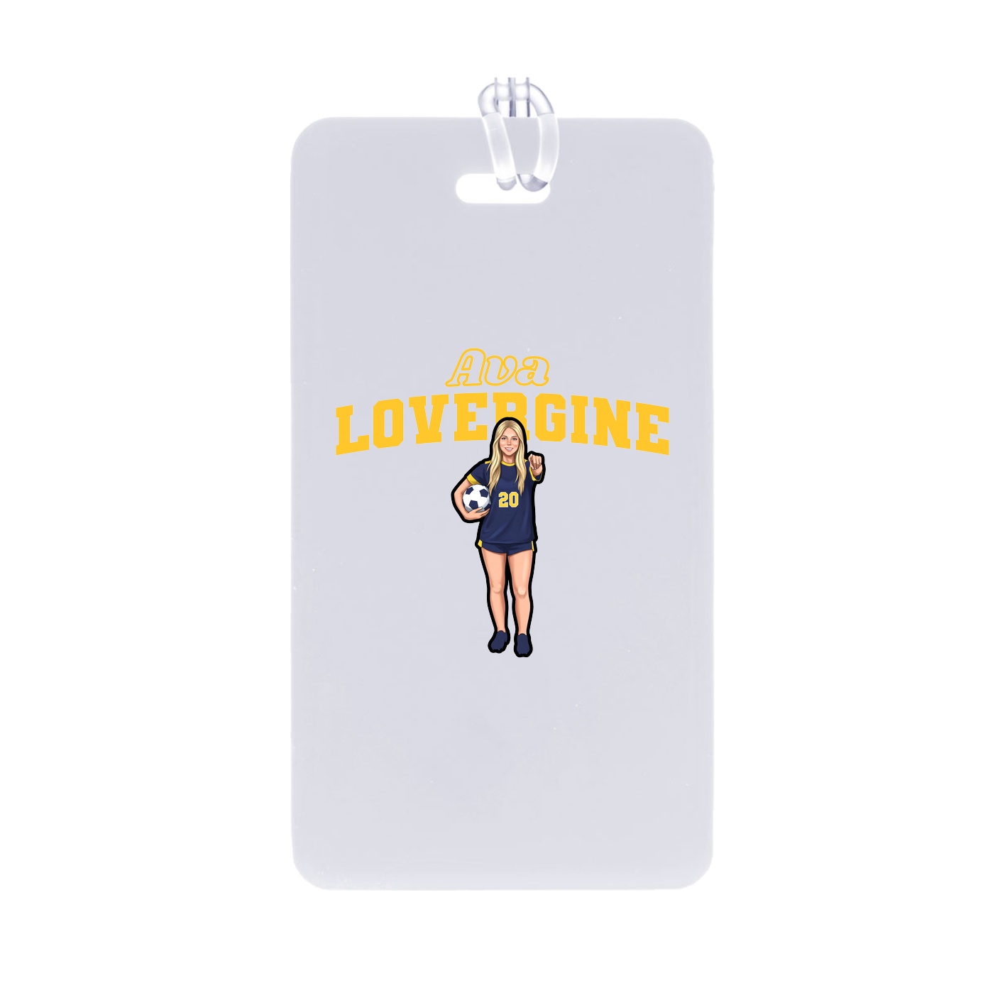 Bag Tag — Name Arch in Classic