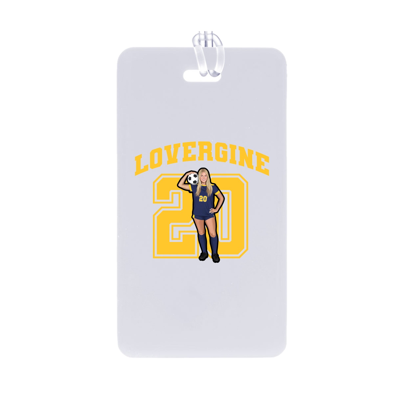 Bag Tag — Number in Classic