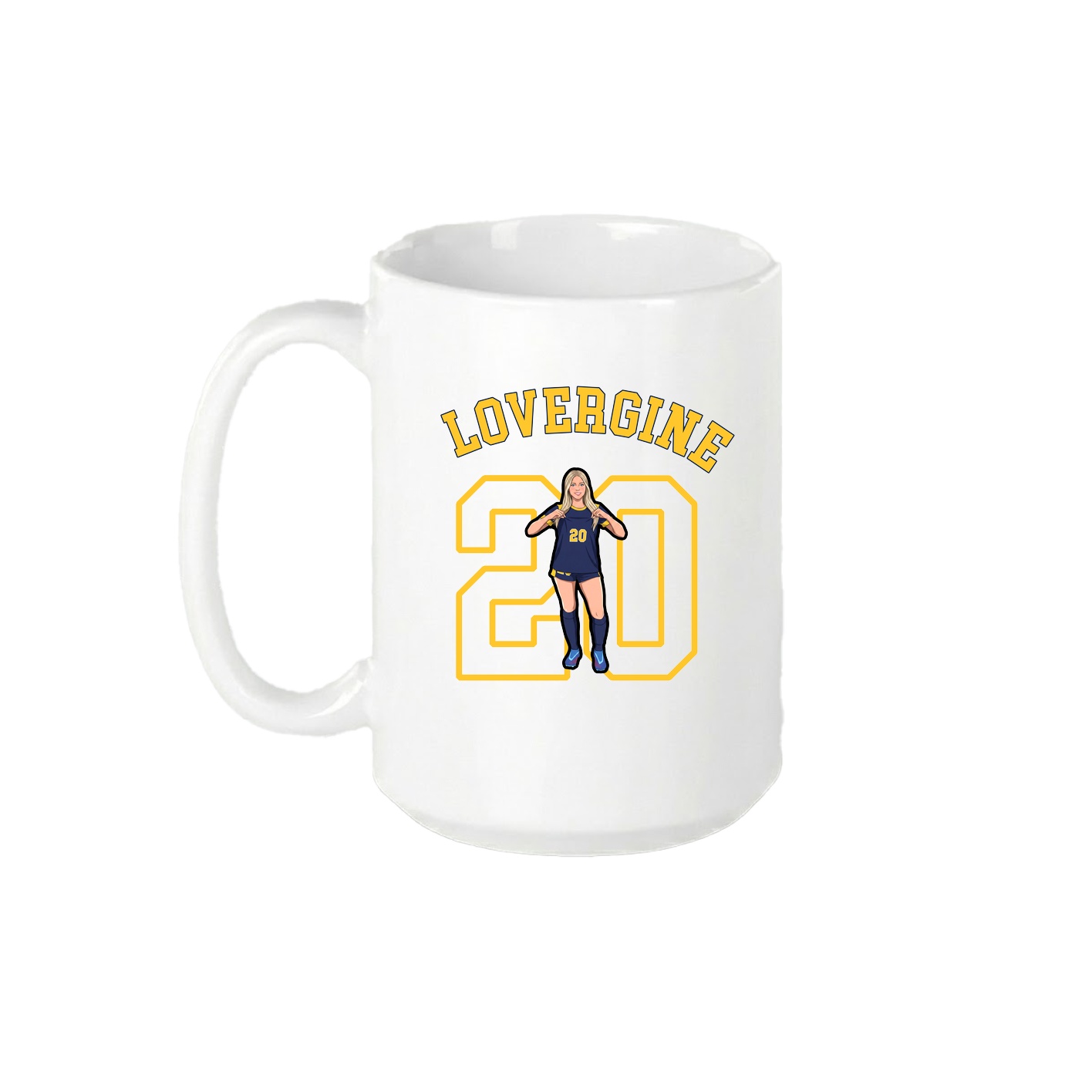 15oz Coffee Mug — Shirsey Arch in White
