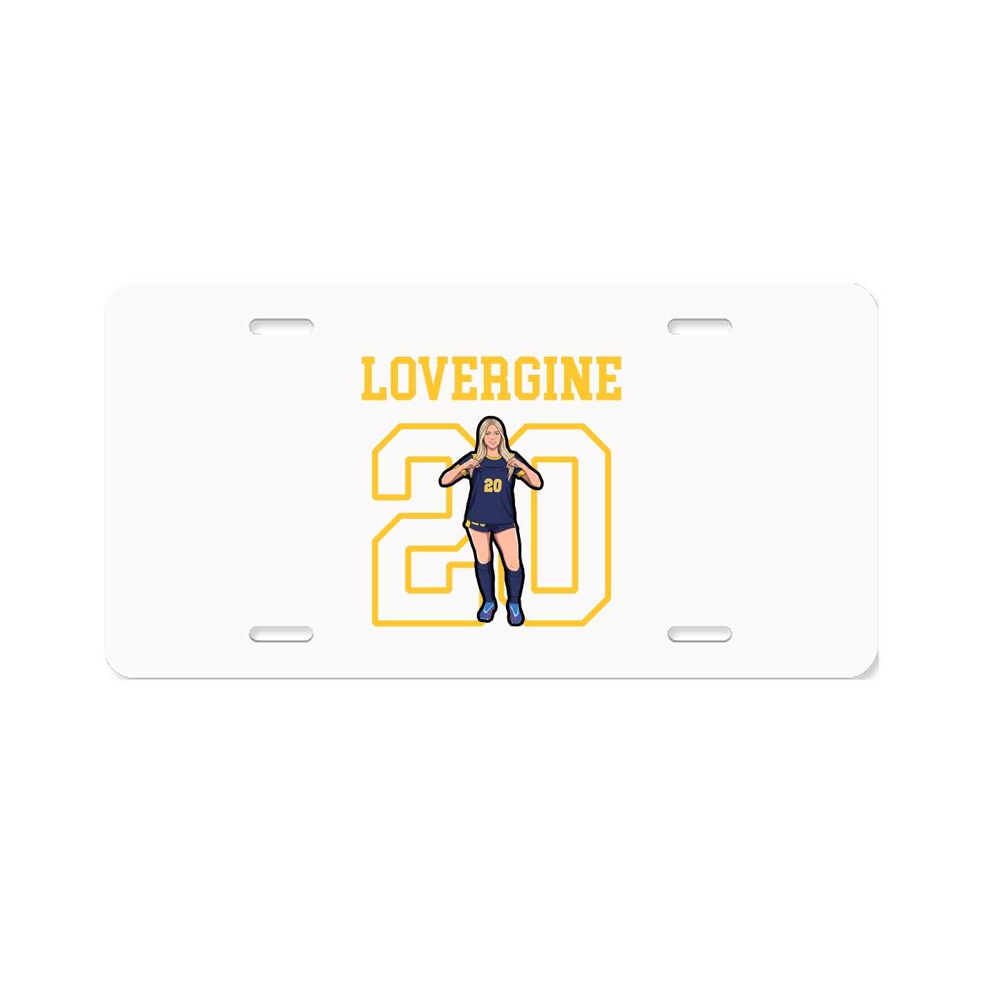 License Plate — Shirsey in Classic