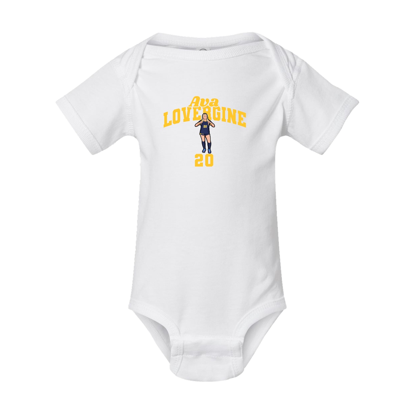 Baby Onesie — Signature Arch in White