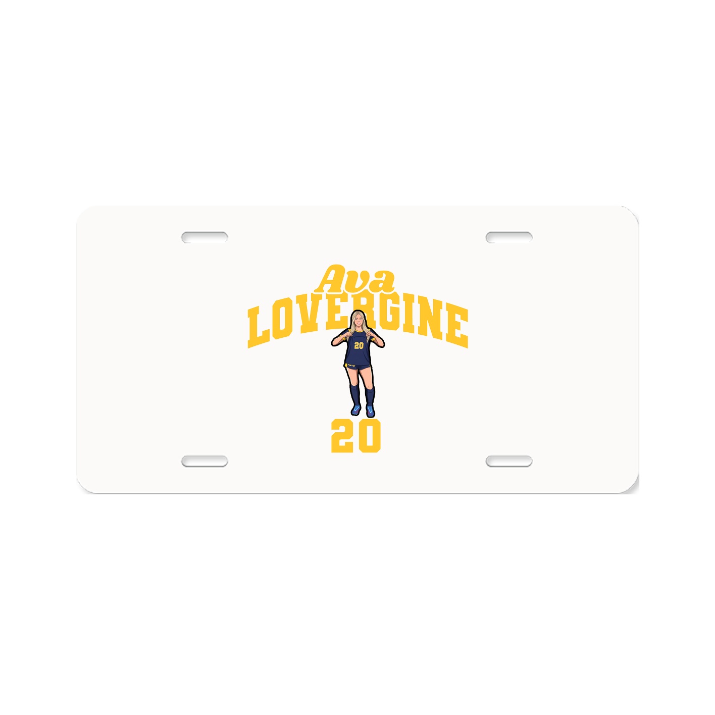 License Plate — Signature Arch in Classic