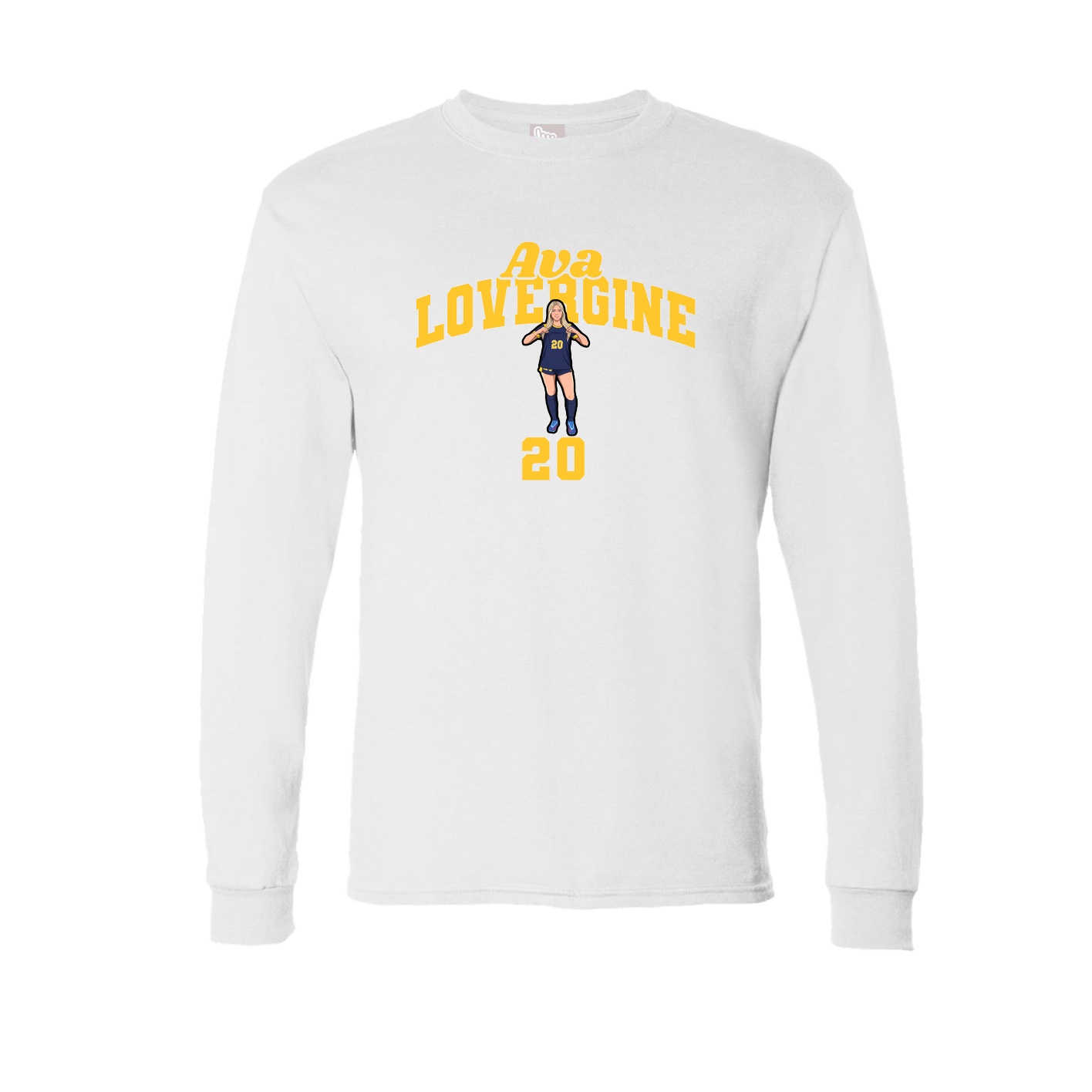 Long Sleeve Tee — Signature Arch in White