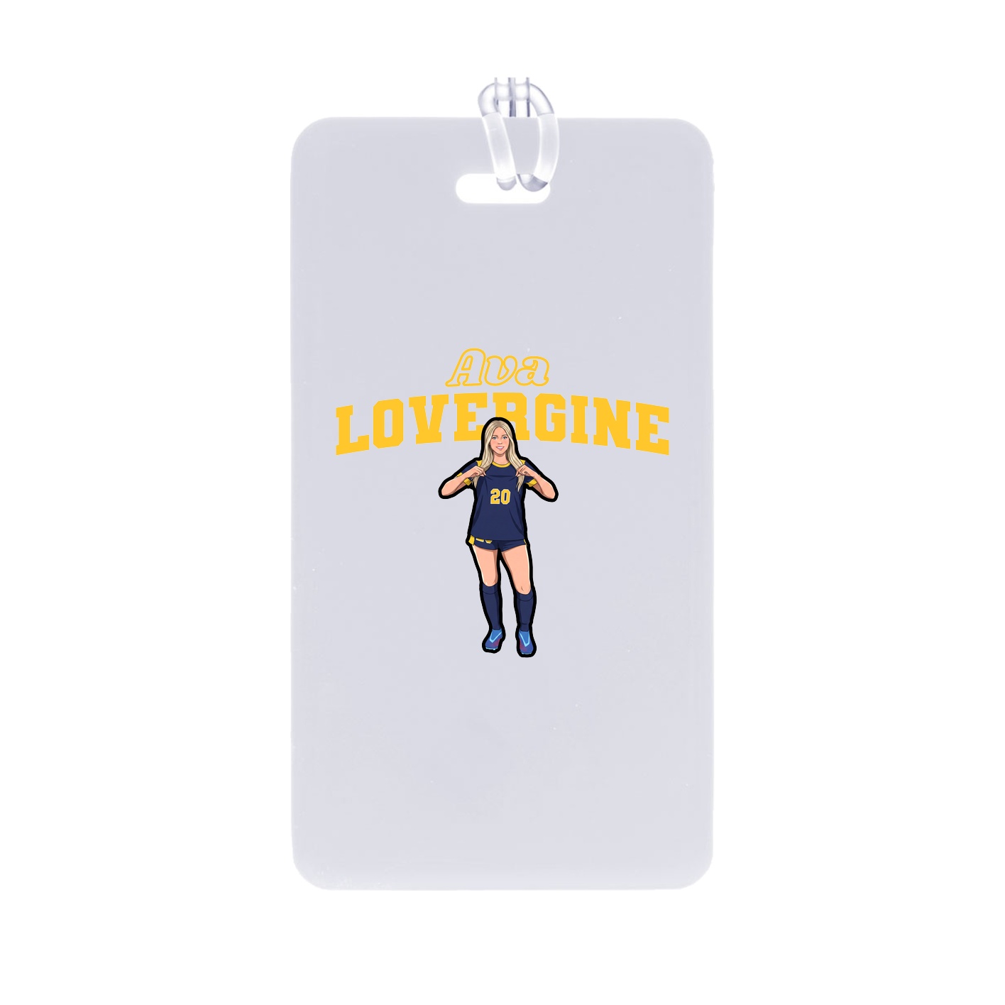Bag Tag — Name Arch in Classic
