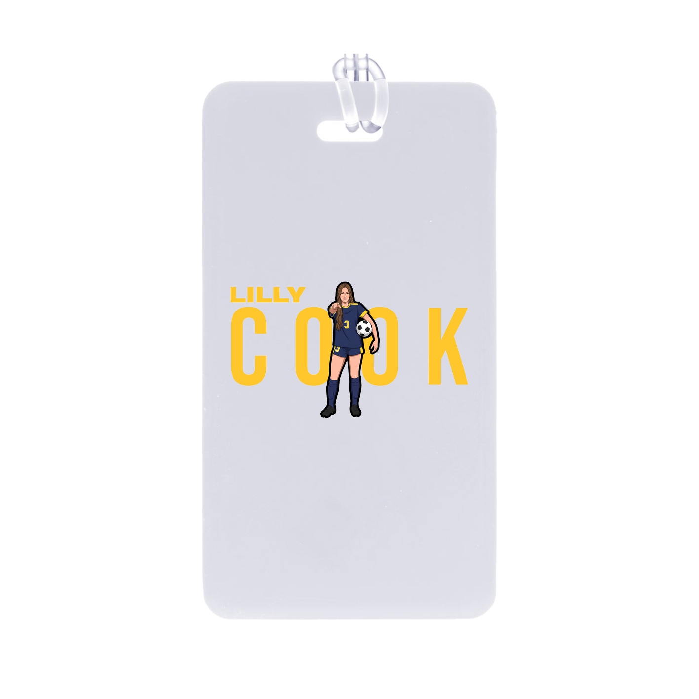 Bag Tag — Player Name in Classic