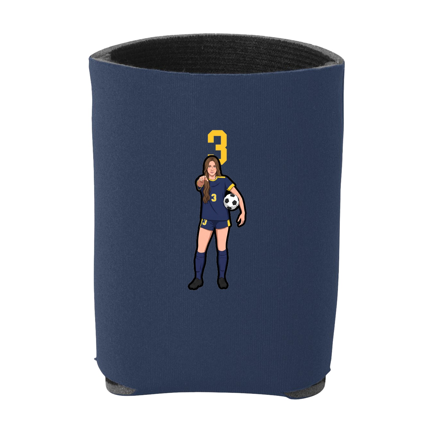 Can Holder — Number Top in Navy