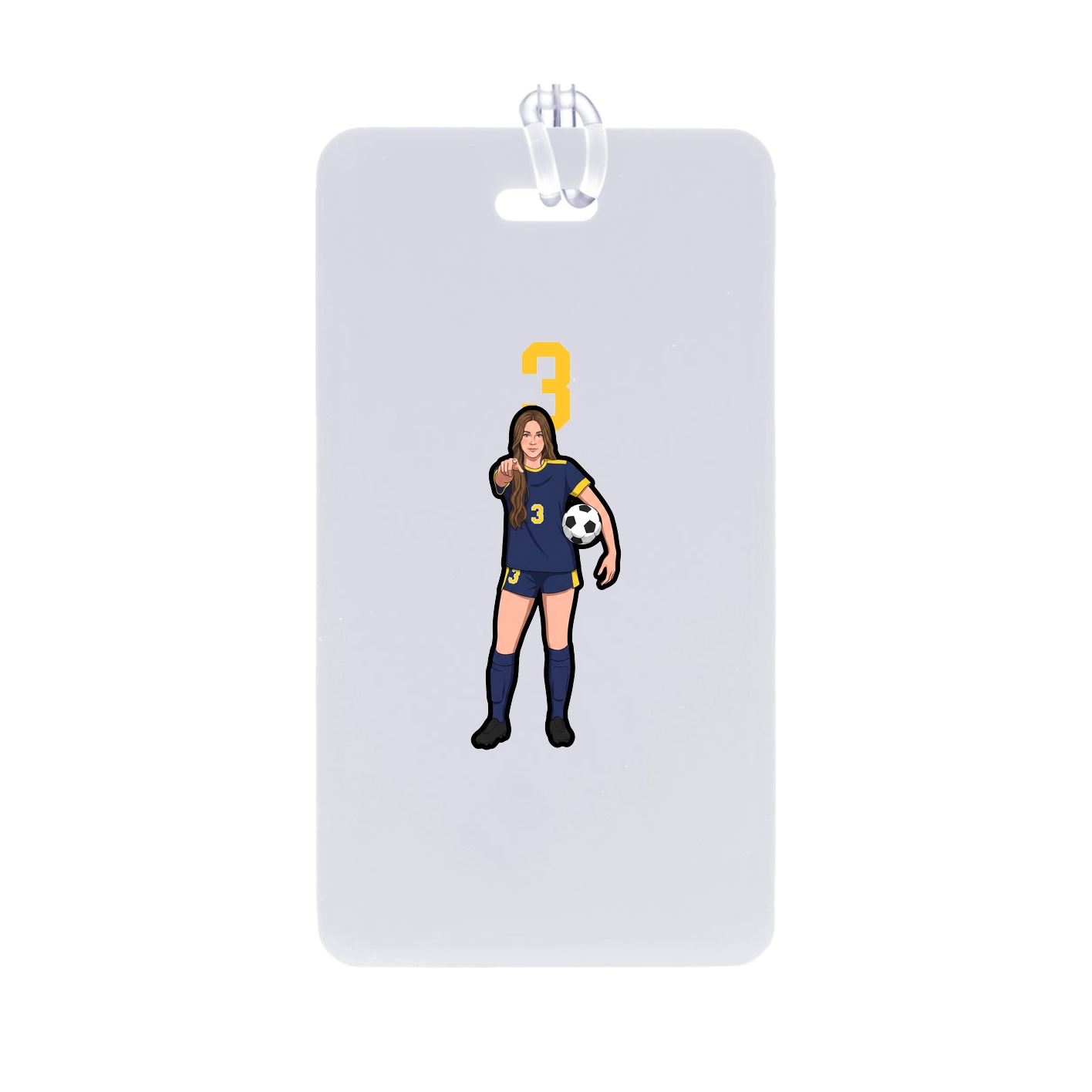 Bag Tag — Number Top in Classic