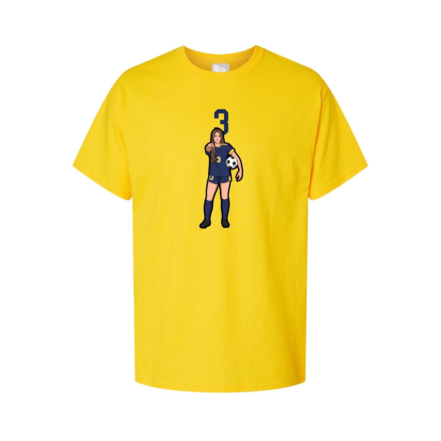 Tee — Number Top in Gold
