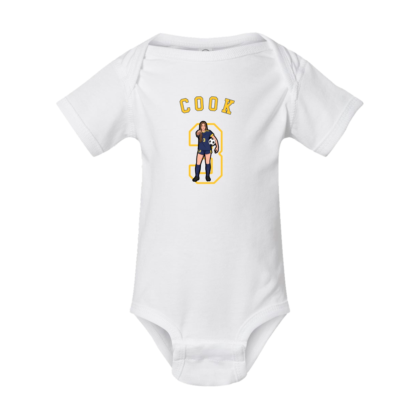 Baby Onesie — Shirsey Arch in White