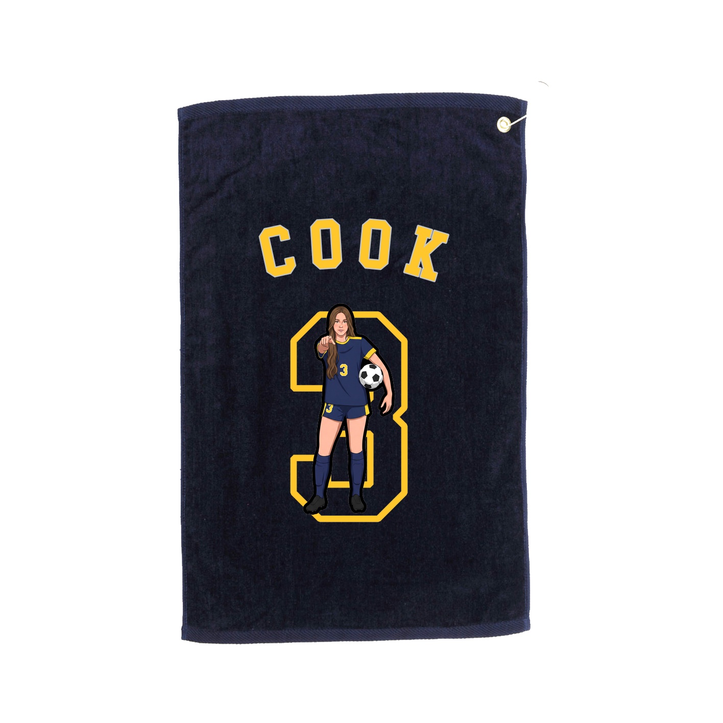 Golf Towel — Shirsey Arch in Navy