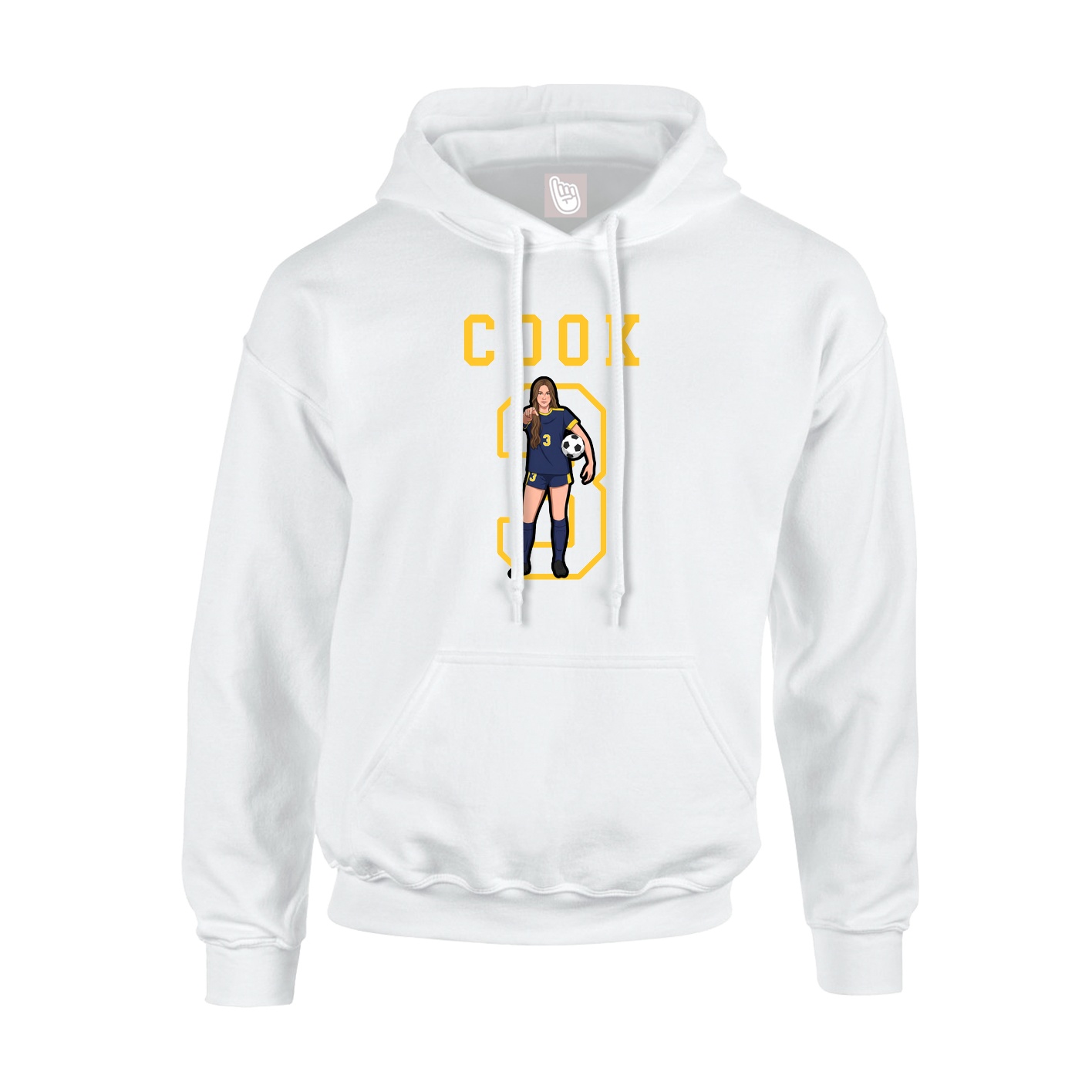 Youth Hoodie — Shirsey in White