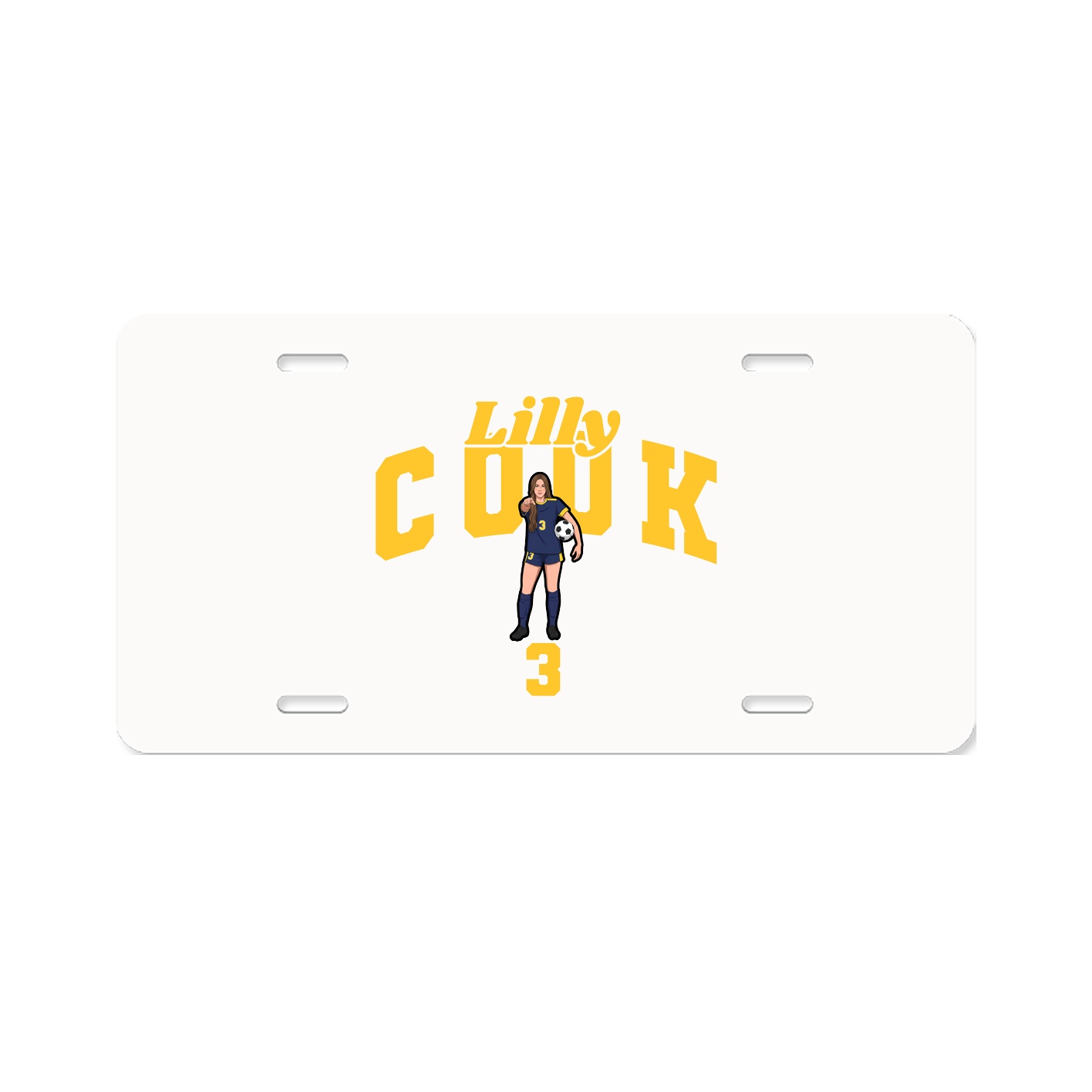 License Plate — Signature Arch in Classic