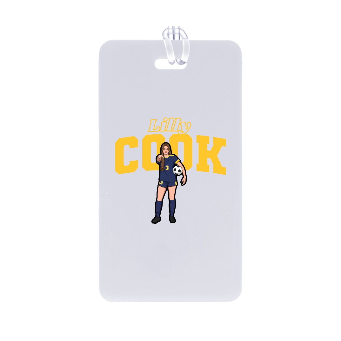 Bag Tag — Name Arch in Classic
