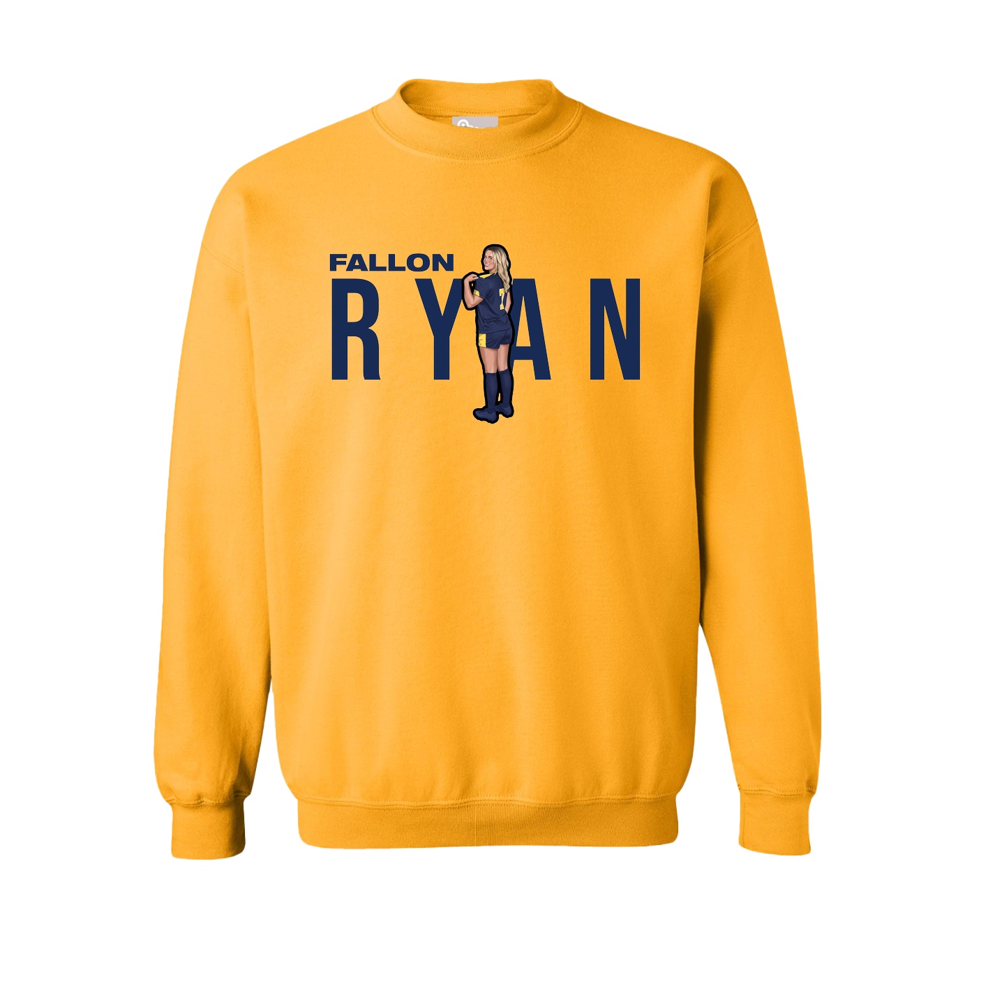 Fleece Crew — Player Name in Gold