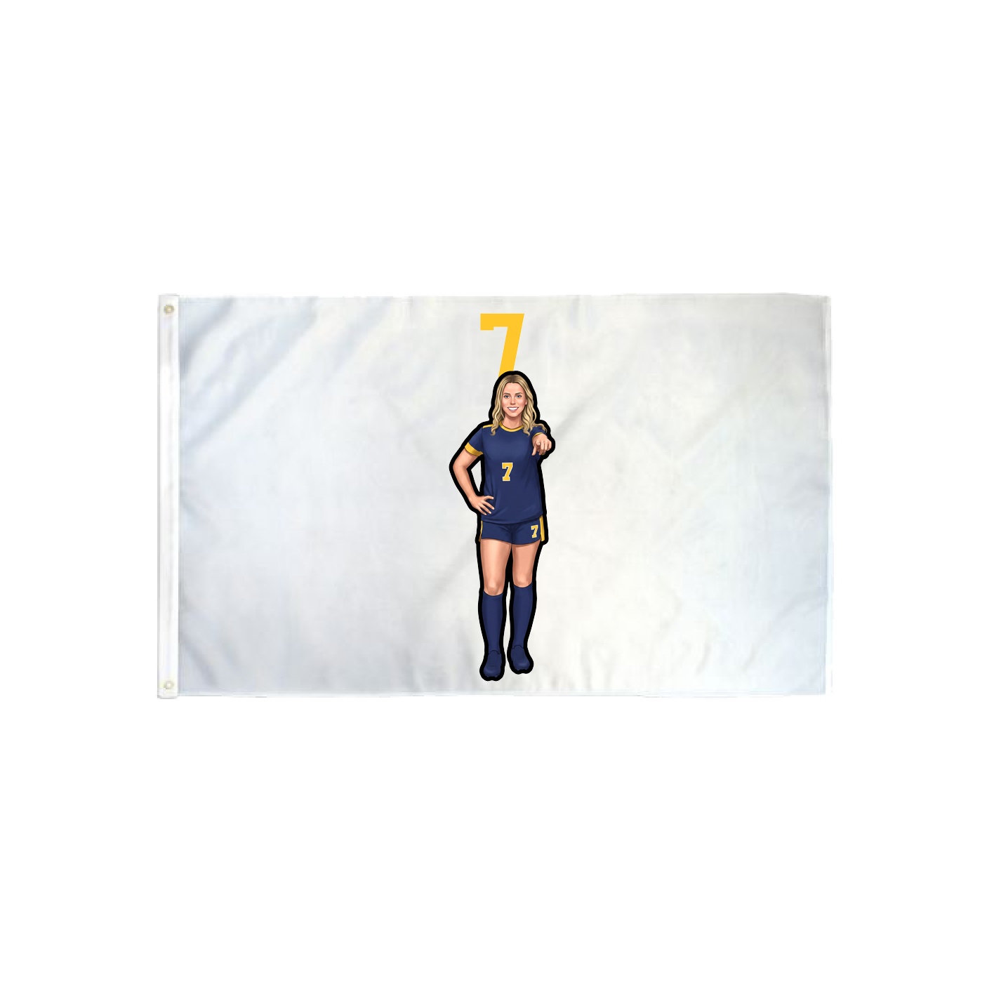 3x5 Flag — Number Top in Classic