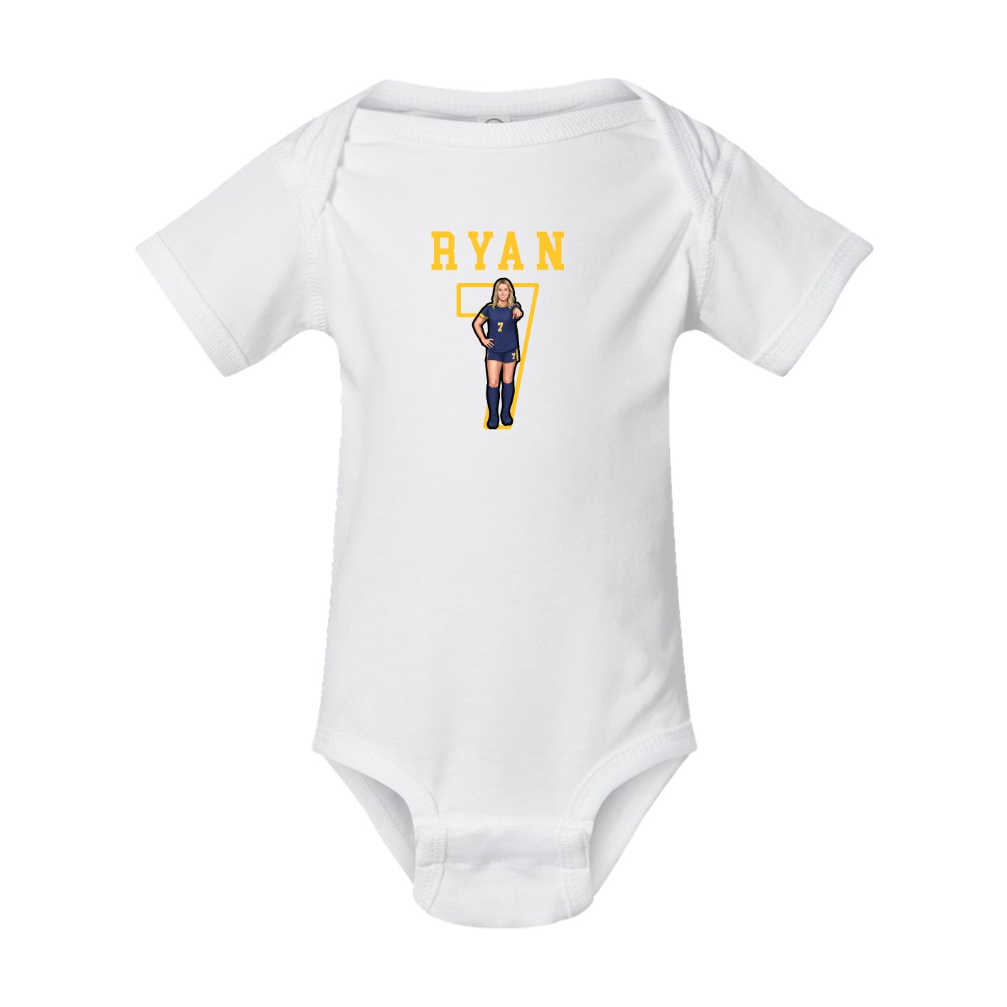 Baby Onesie — Shirsey in White