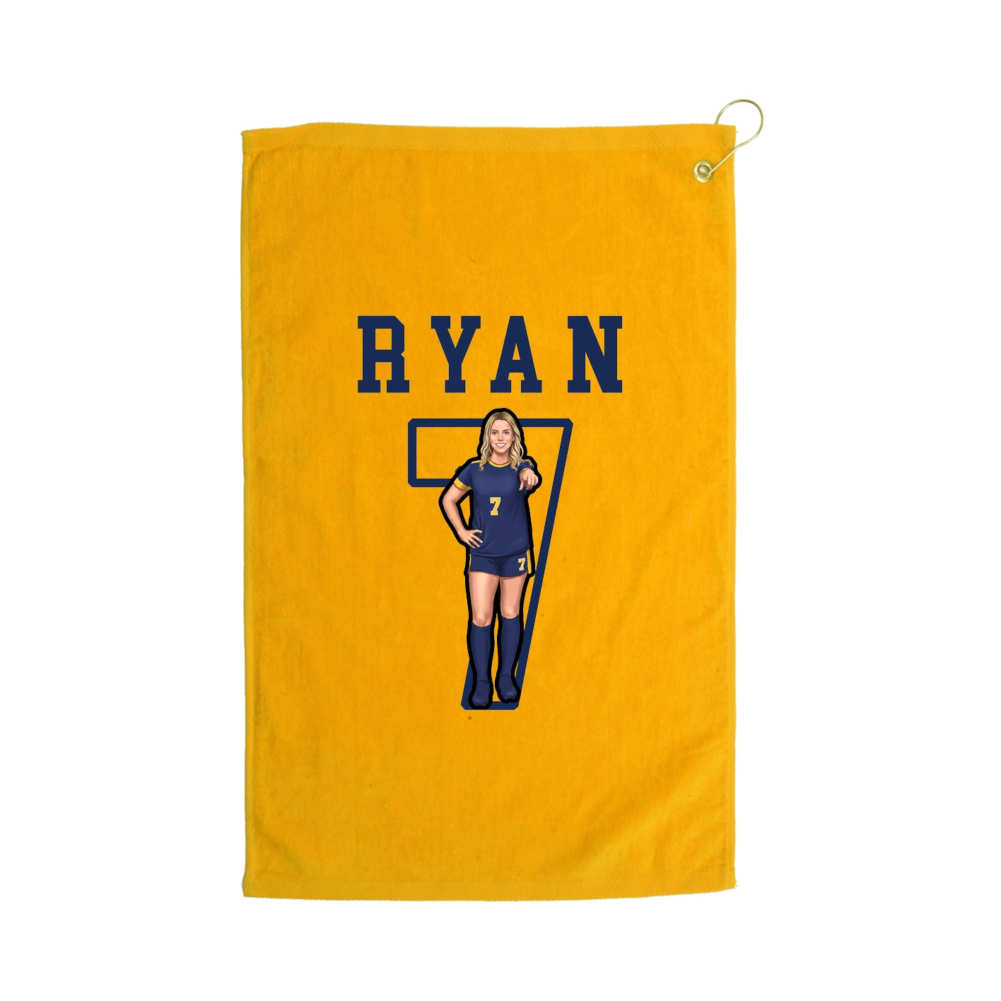 Golf Towel — Shirsey in Gold