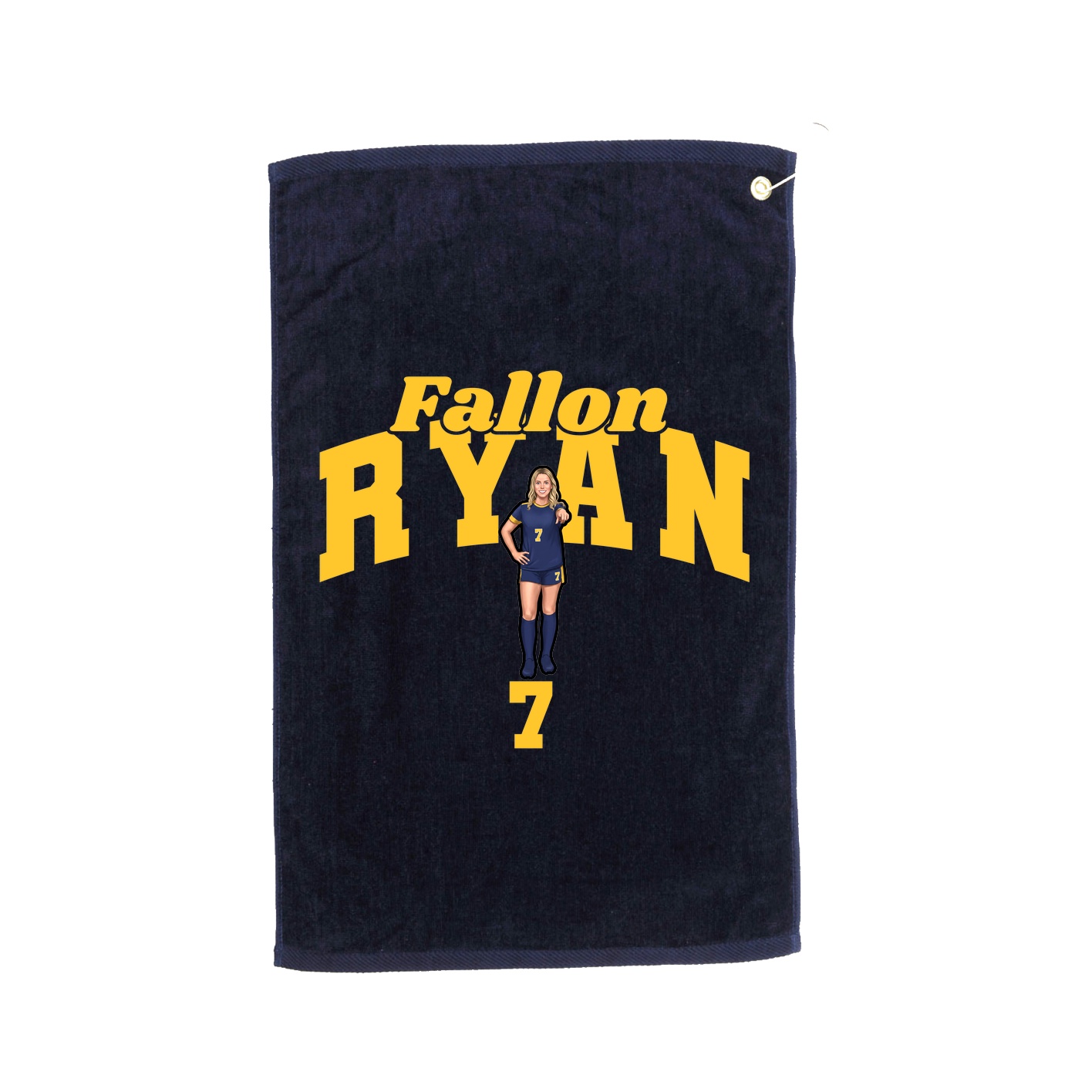 Golf Towel — Signature Arch in Navy
