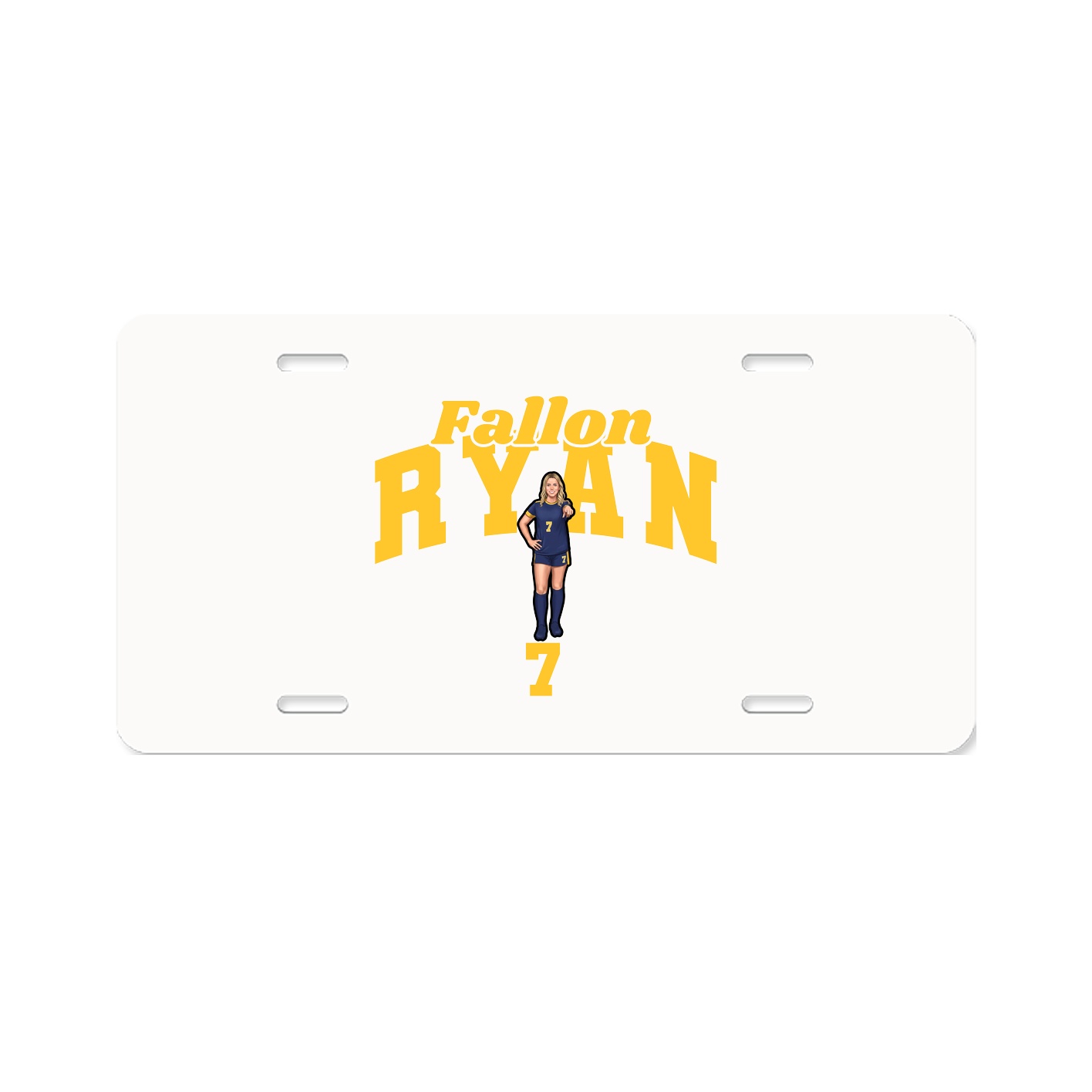 License Plate — Signature Arch in Classic