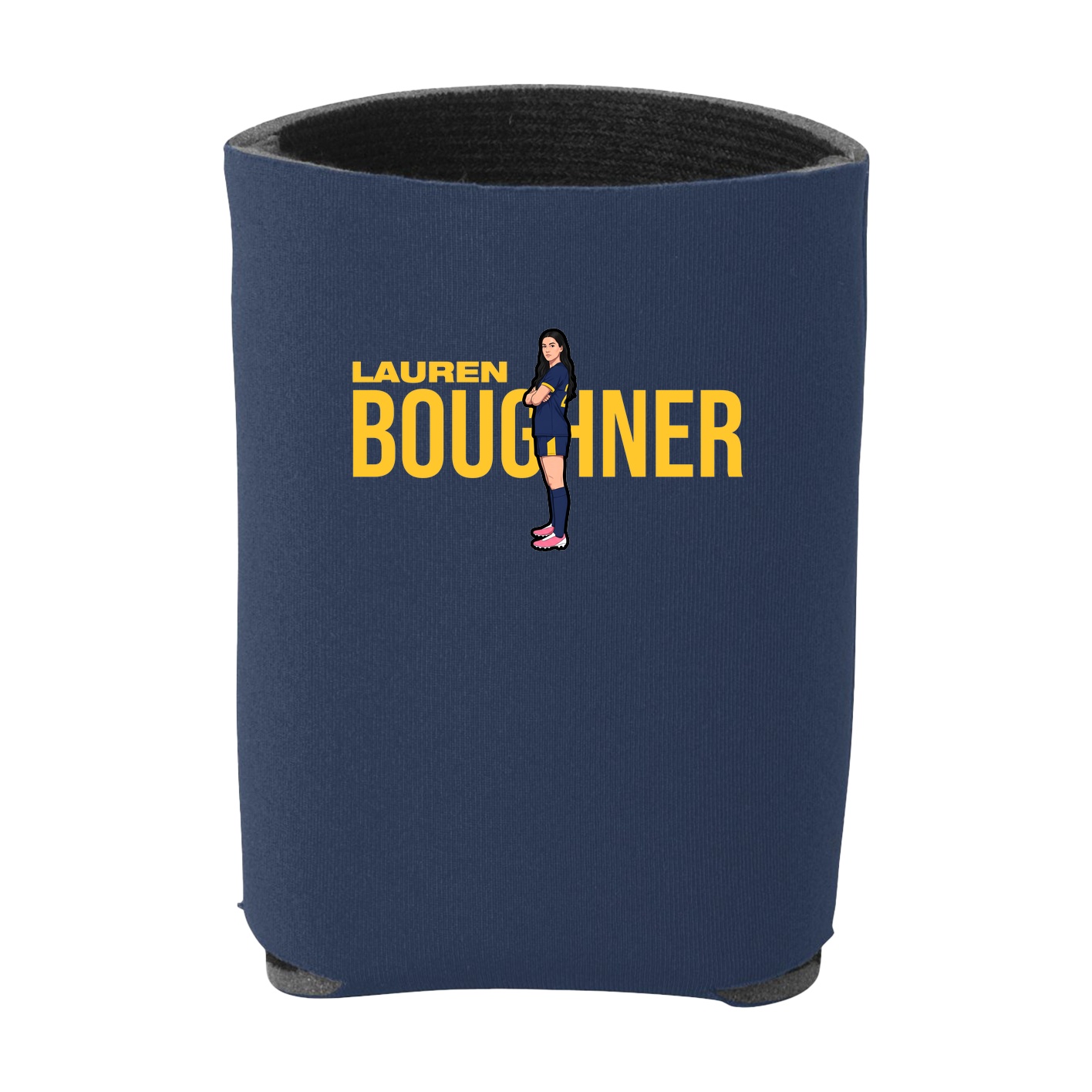 Can Holder — Player Name in Navy