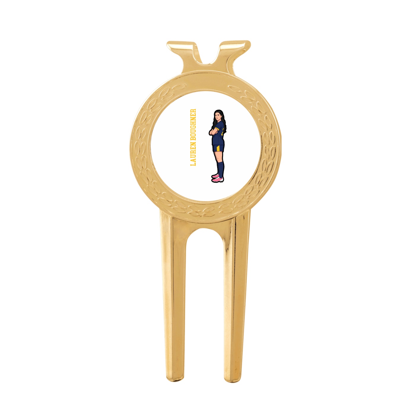 Divot Tool with Ball Marker — Name Vertical in Classic