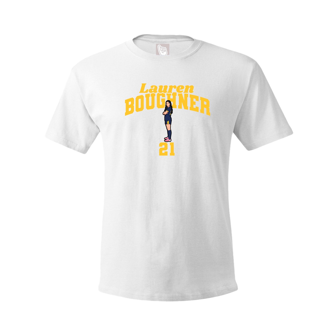 Youth Tee — Signature Arch in White