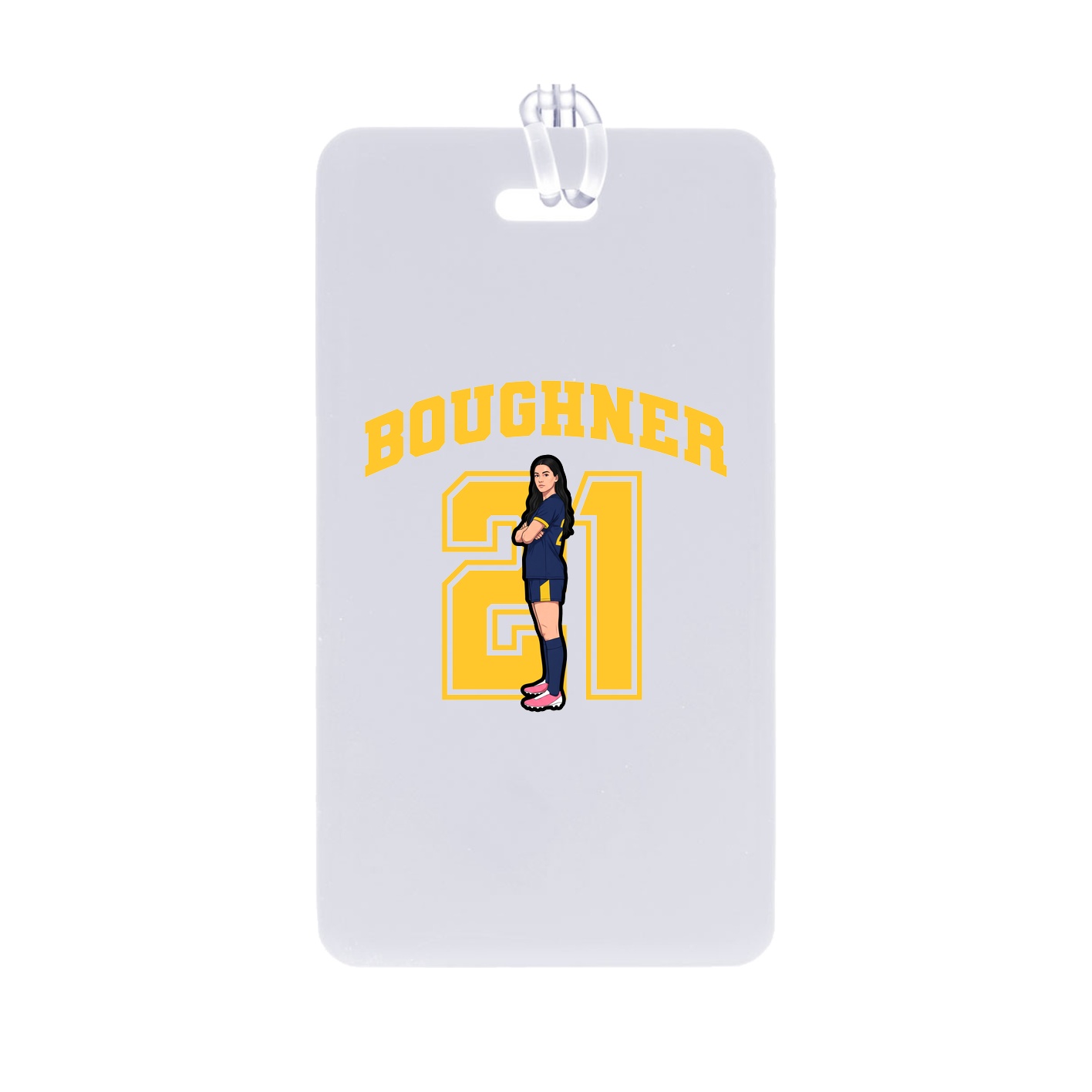 Bag Tag — Number in Classic