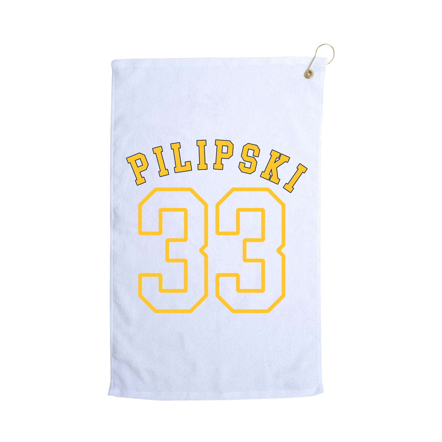 Golf Towel — Shirsey Arch in White