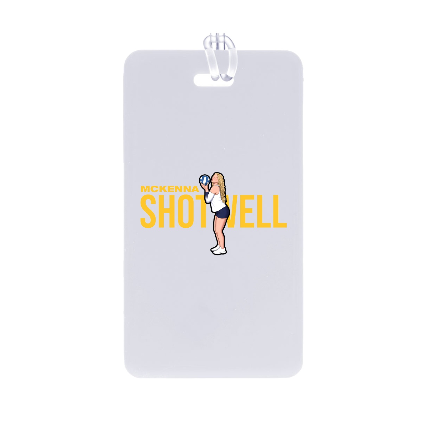 Bag Tag — Player Name in Classic