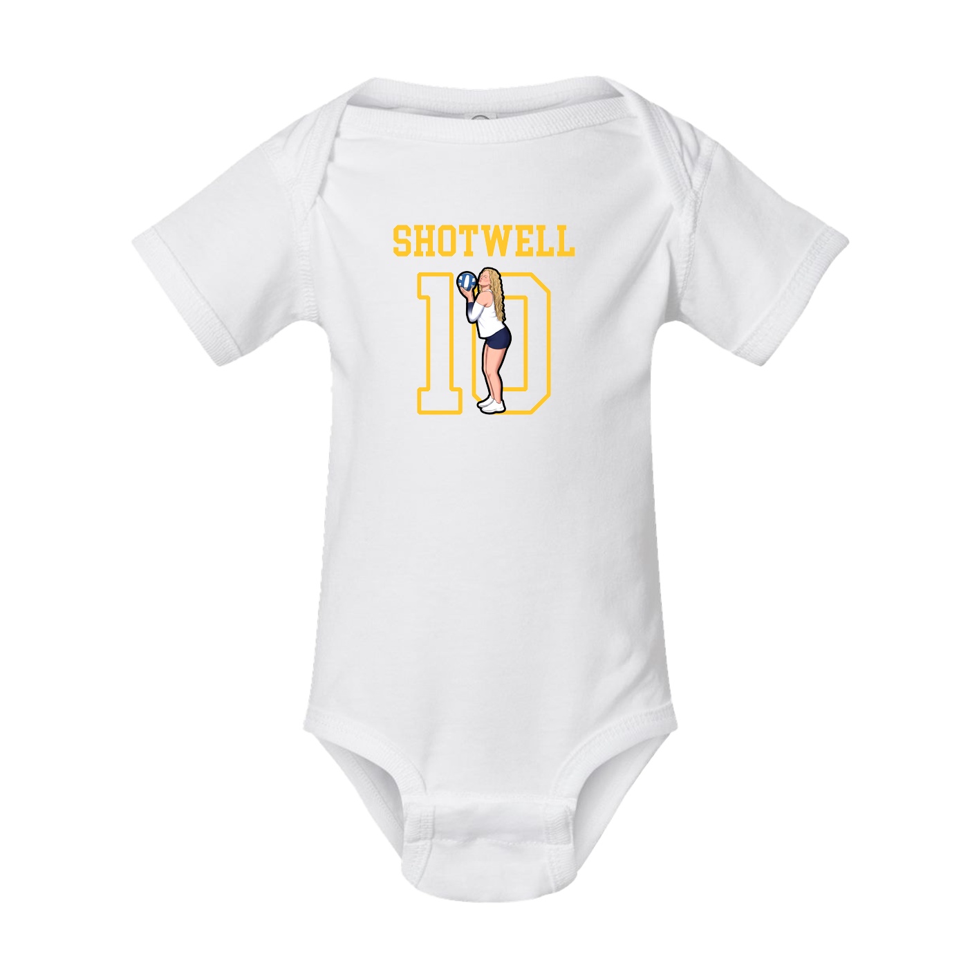 Baby Onesie — Shirsey in White