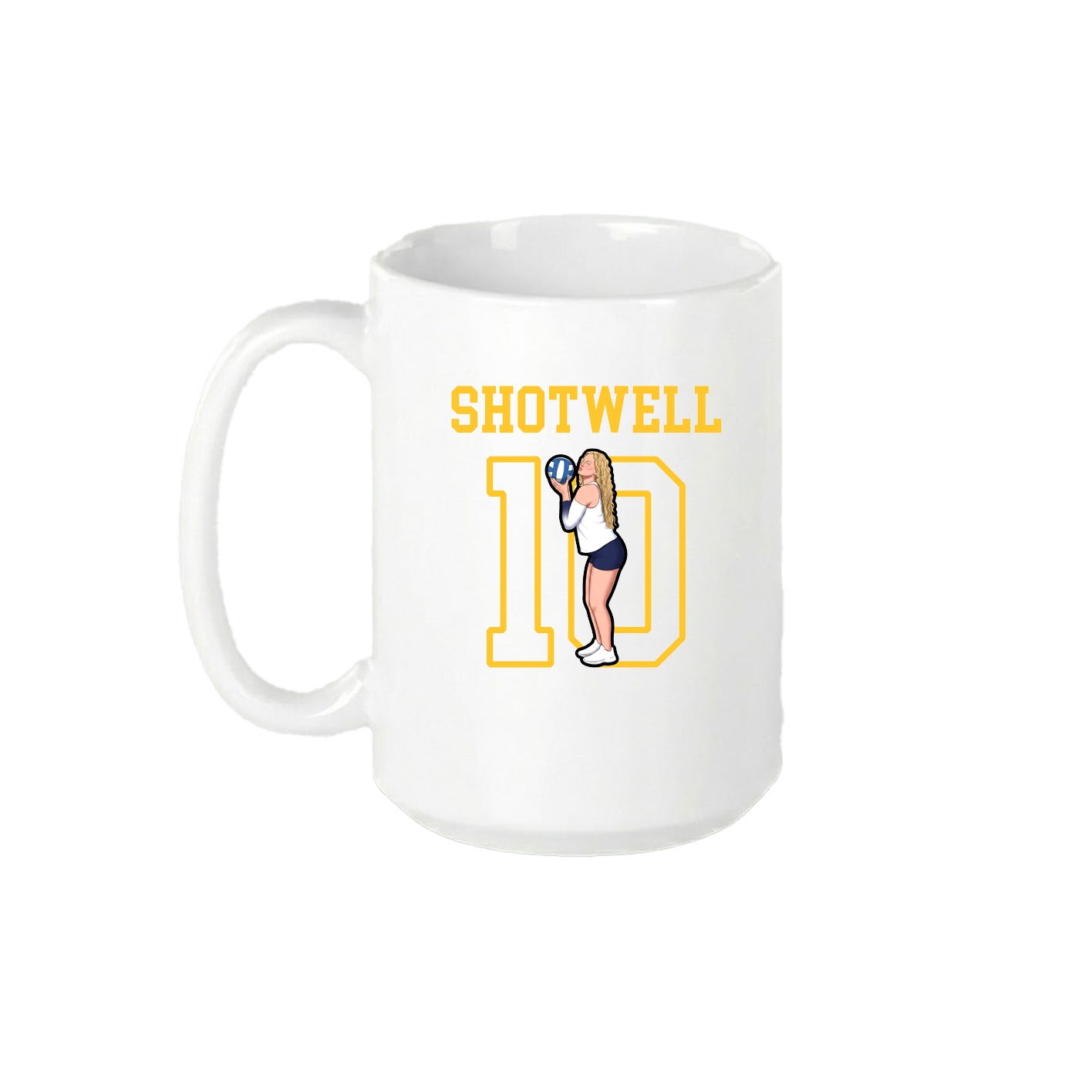 15oz Coffee Mug — Shirsey in White