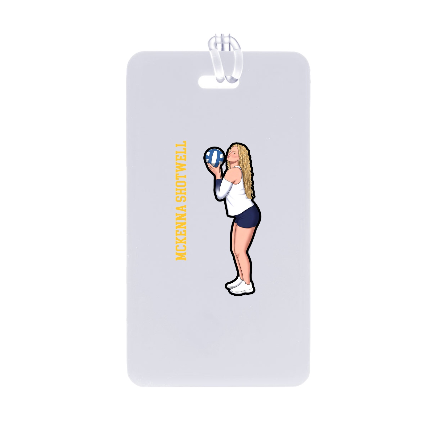 Bag Tag — Name Vertical in Classic