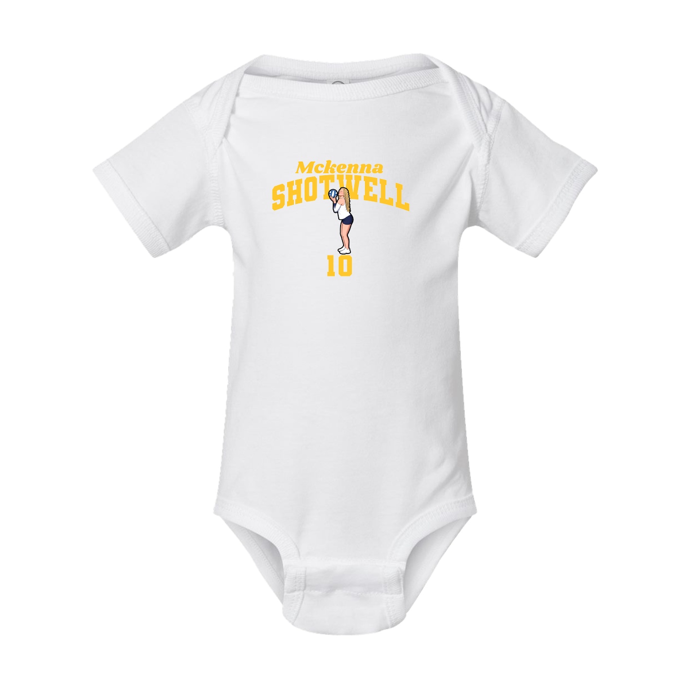 Baby Onesie — Signature Arch in White