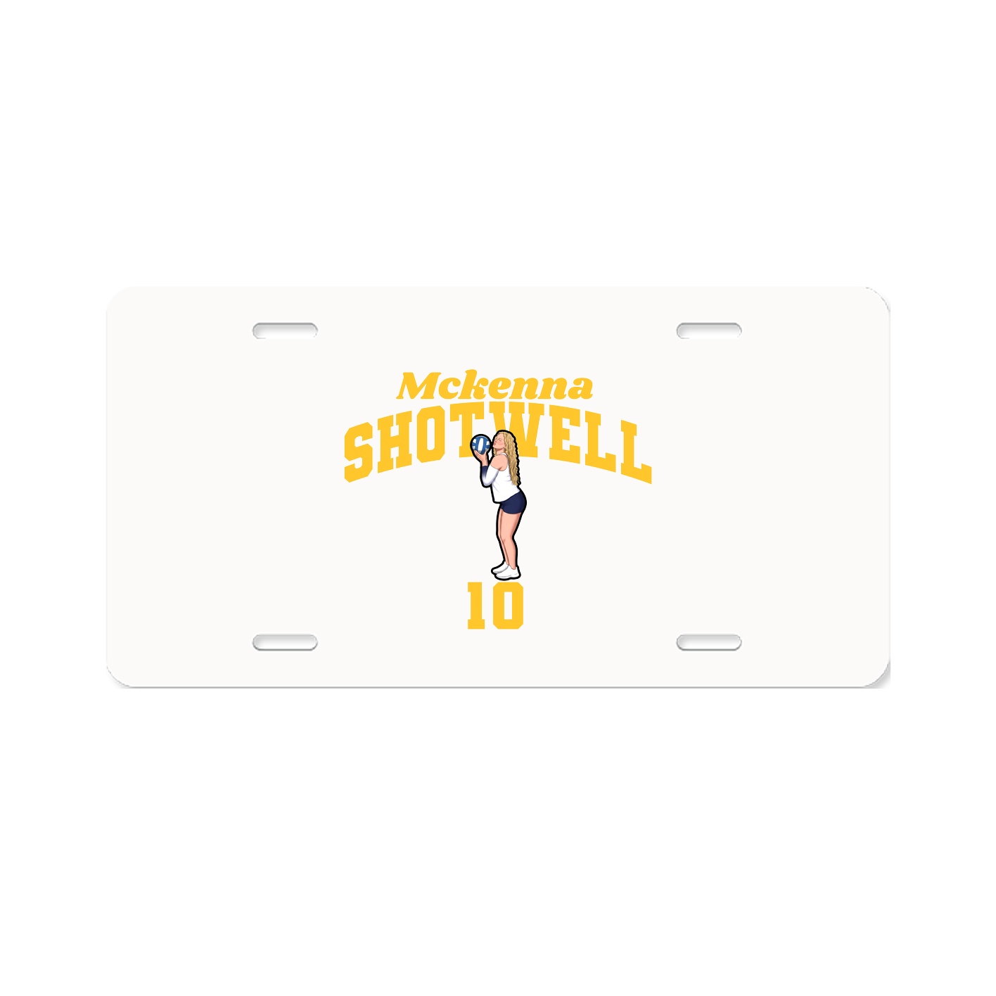 License Plate — Signature Arch in Classic