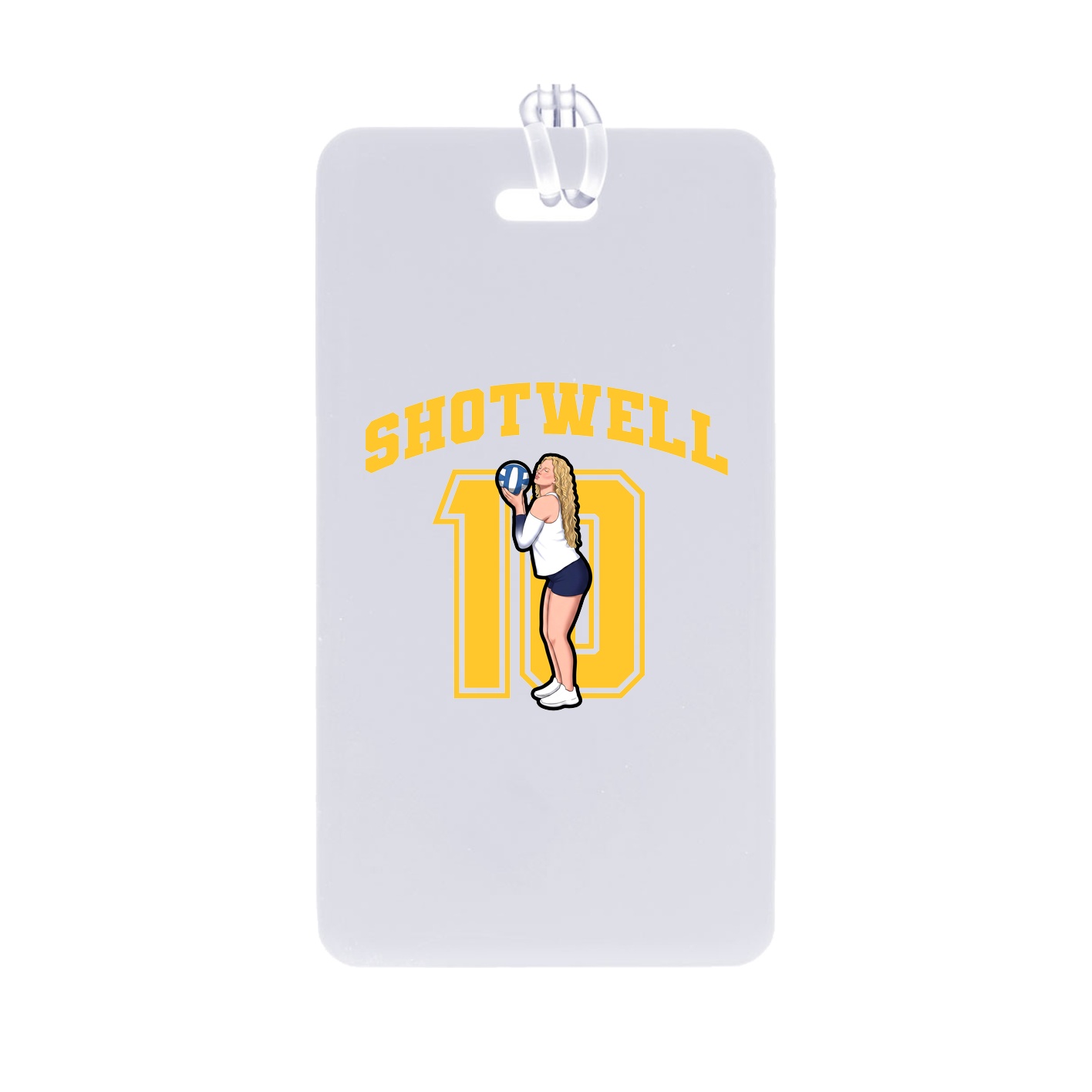 Bag Tag — Number in Classic
