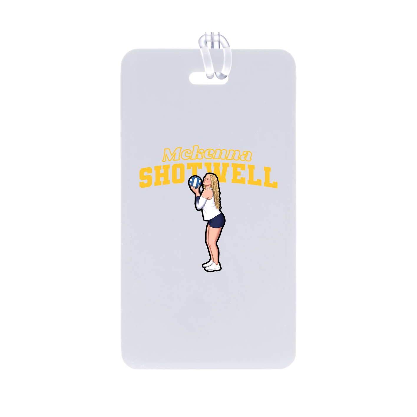 Bag Tag — Name Arch in Classic