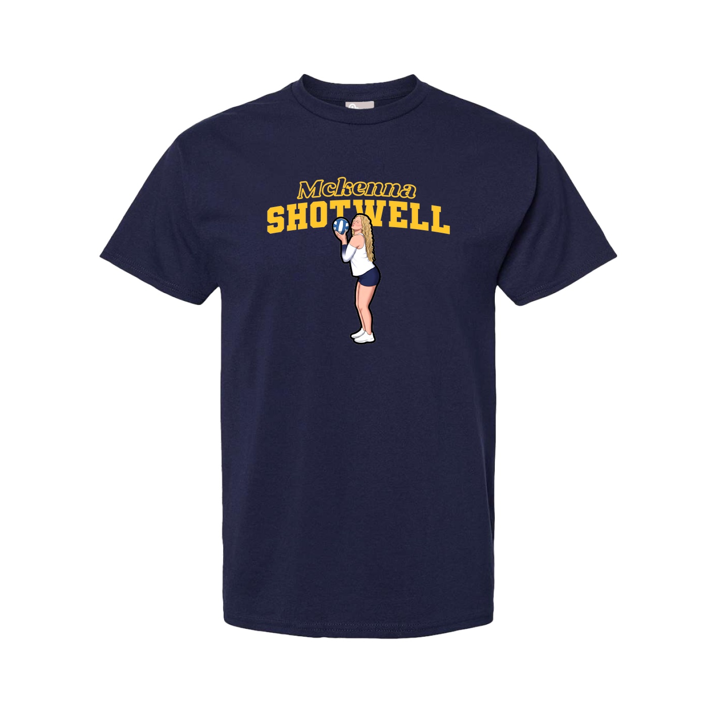 Tee — Name Arch in Navy