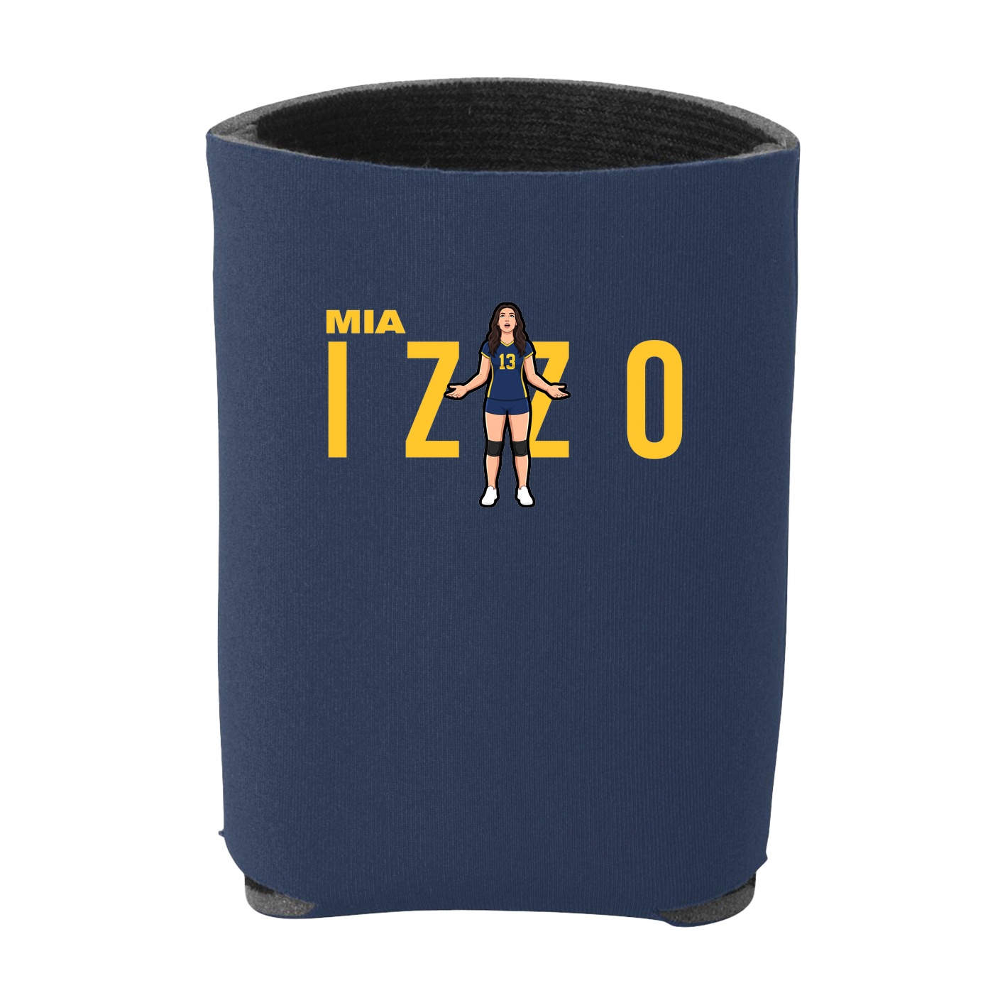 Can Holder — Player Name in Navy