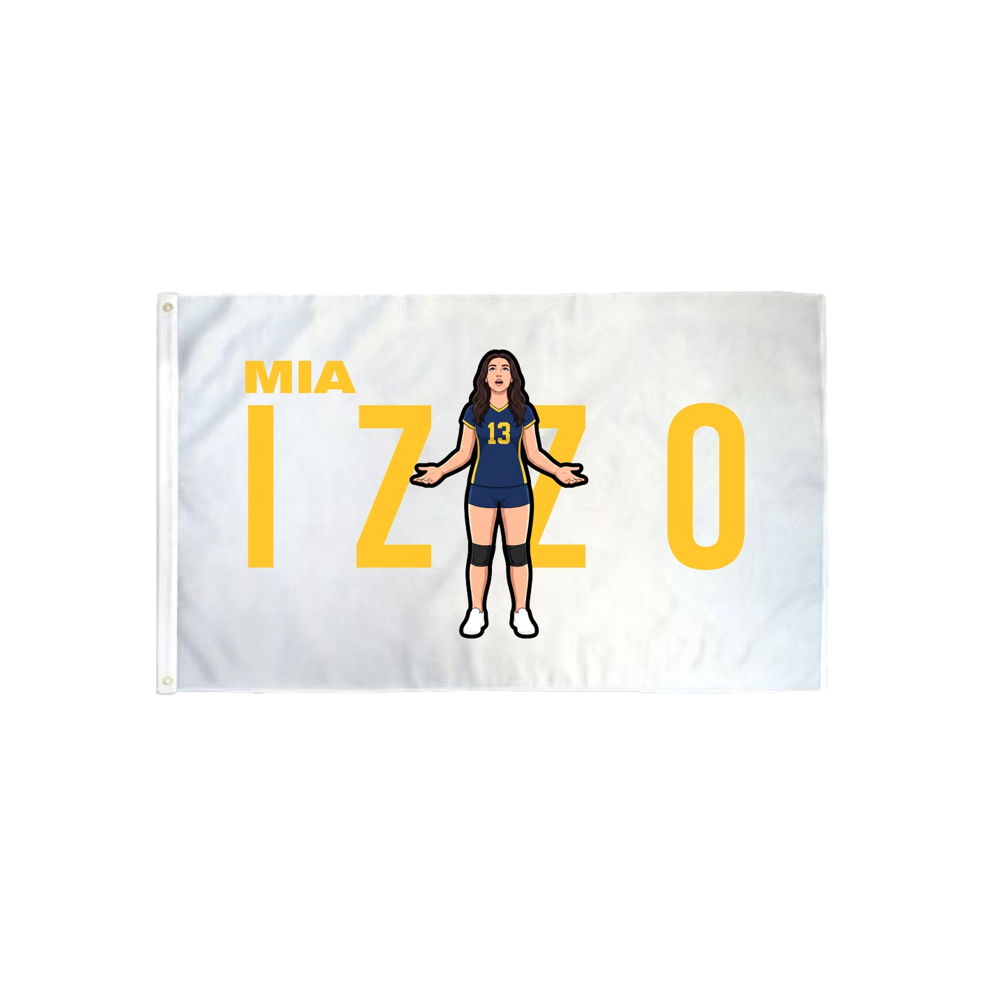 3x5 Flag — Player Name in Classic