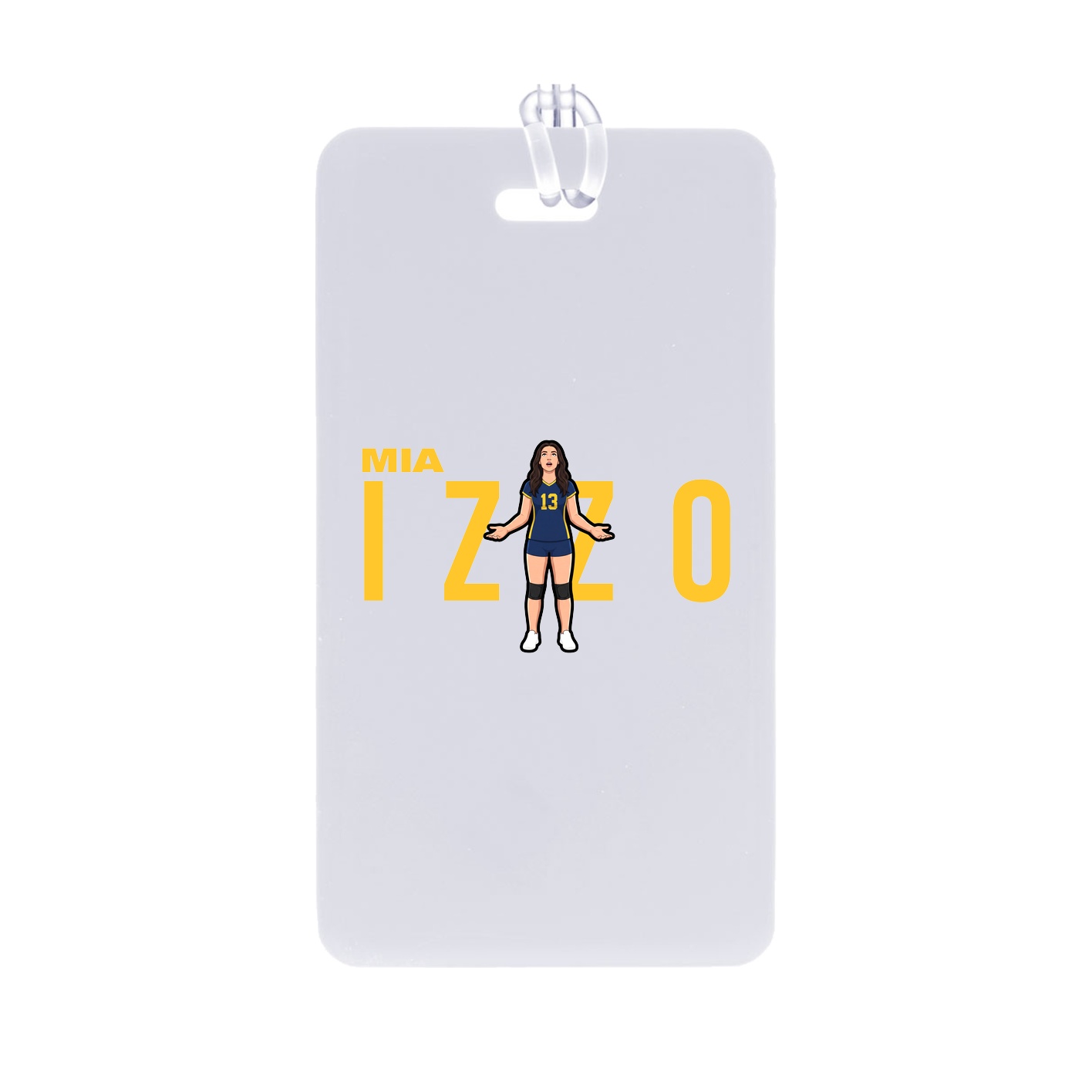 Bag Tag — Player Name in Classic