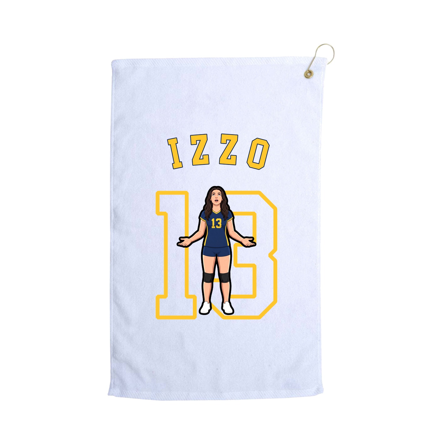 Golf Towel — Shirsey Arch in White