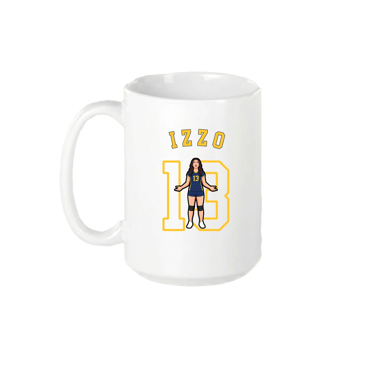 15oz Coffee Mug — Shirsey Arch in White