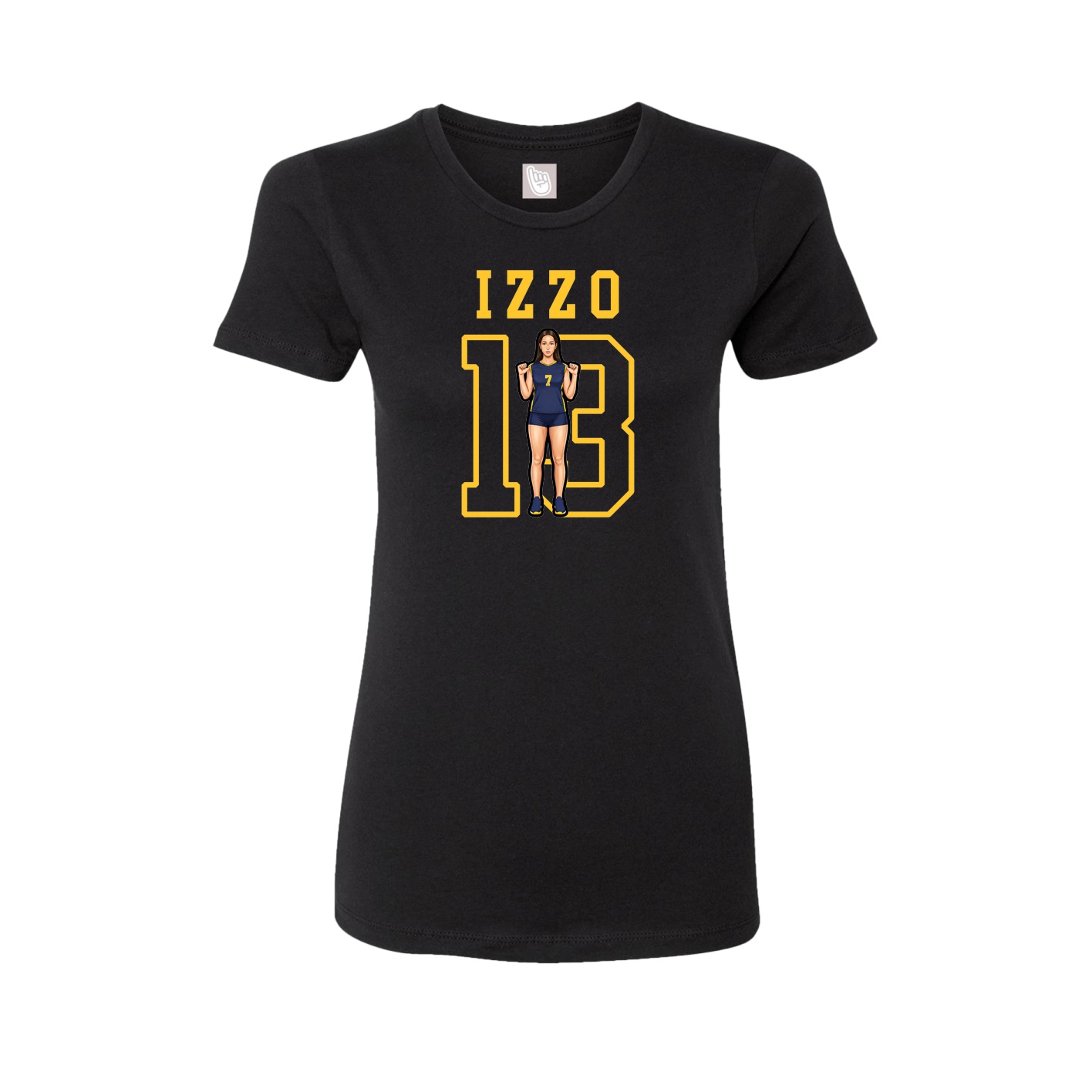 Fitted Women's Tee — Shirsey in Black