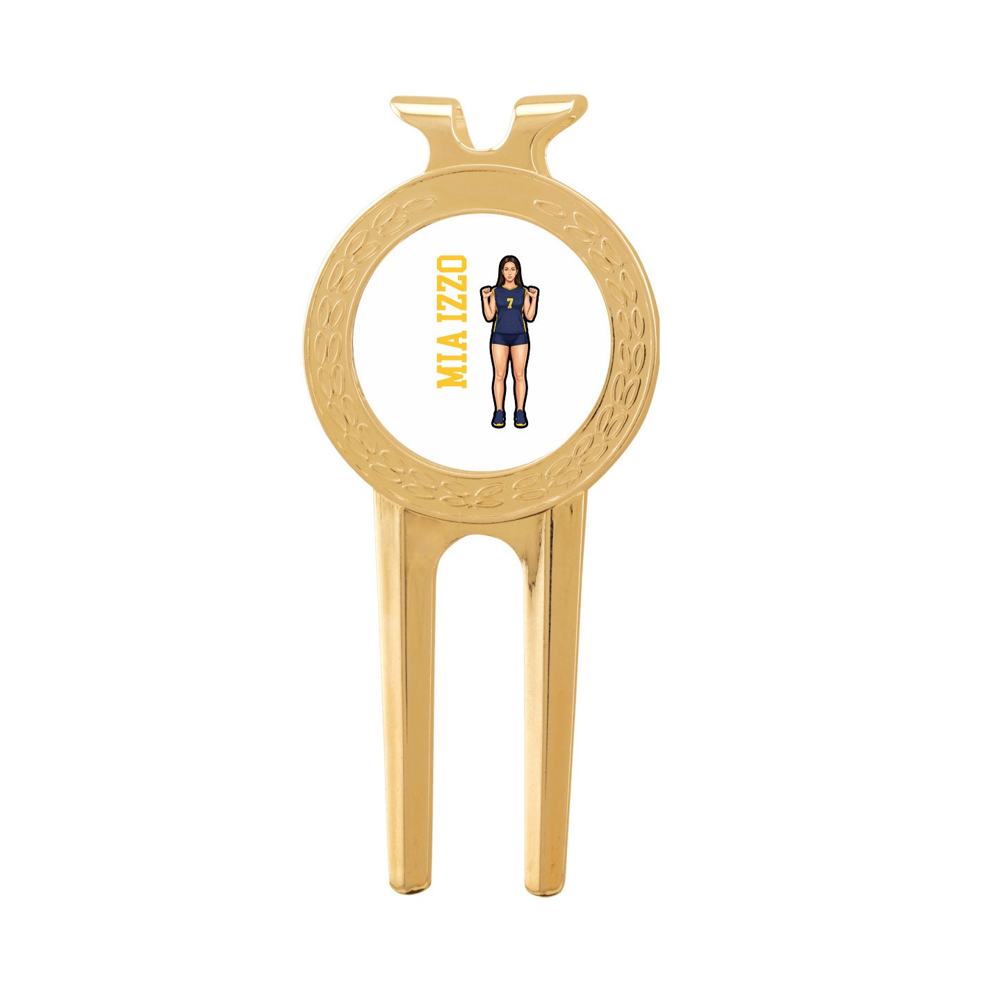 Divot Tool with Ball Marker — Name Vertical in Classic