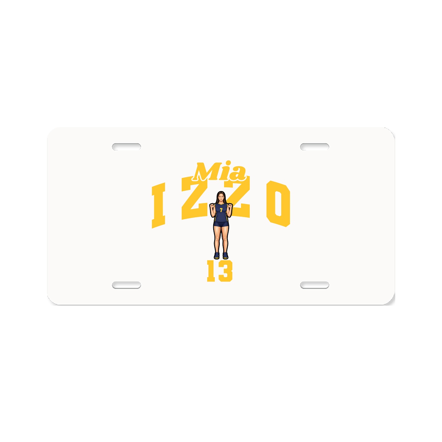 License Plate — Signature Arch in Classic